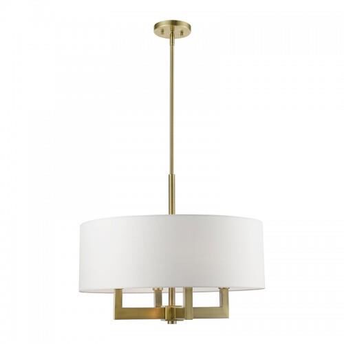Cresthaven 24 Inch 4 Light Chandelier by Livex Lighting