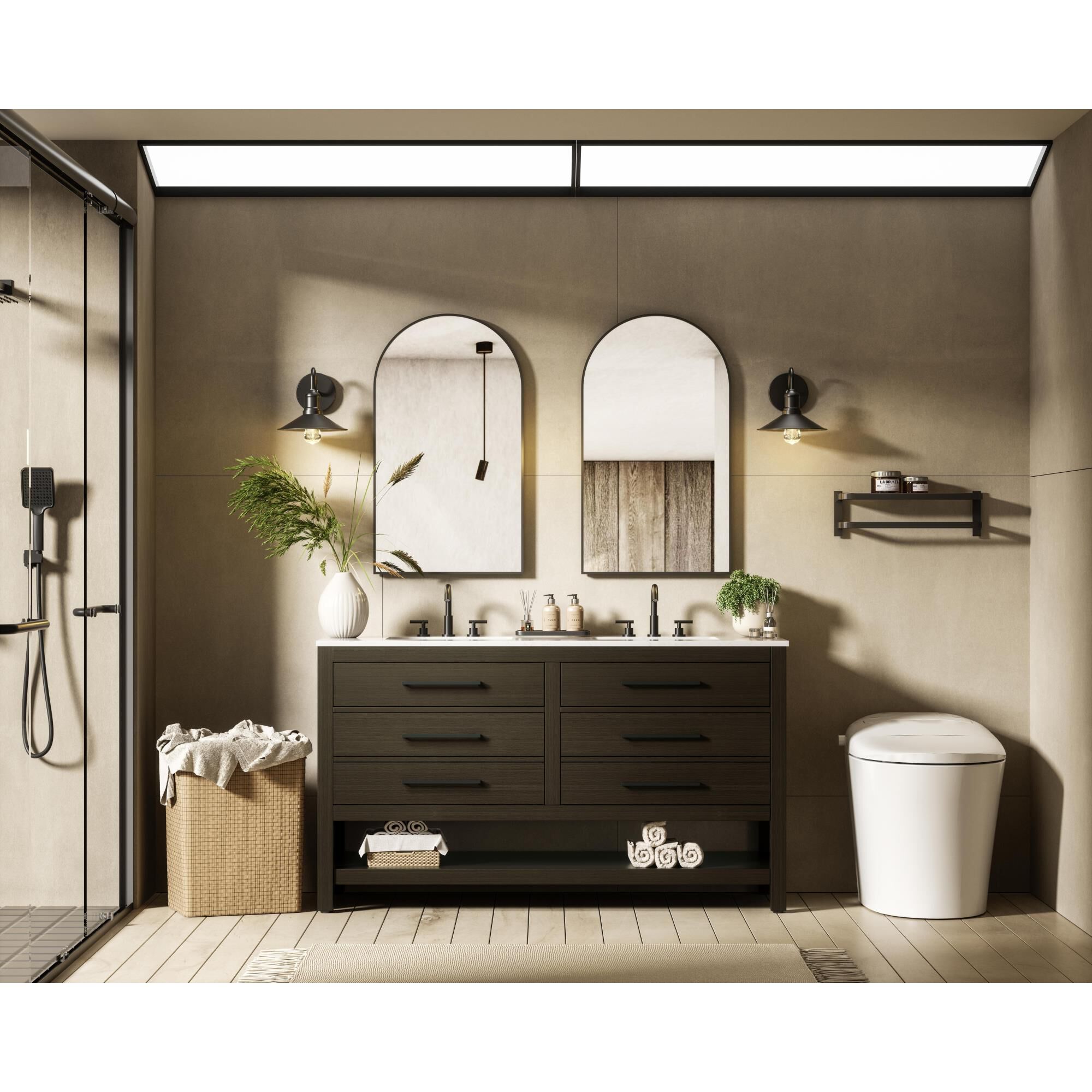Karson 60 Inch Bath Vanity by Elegant Dcor
