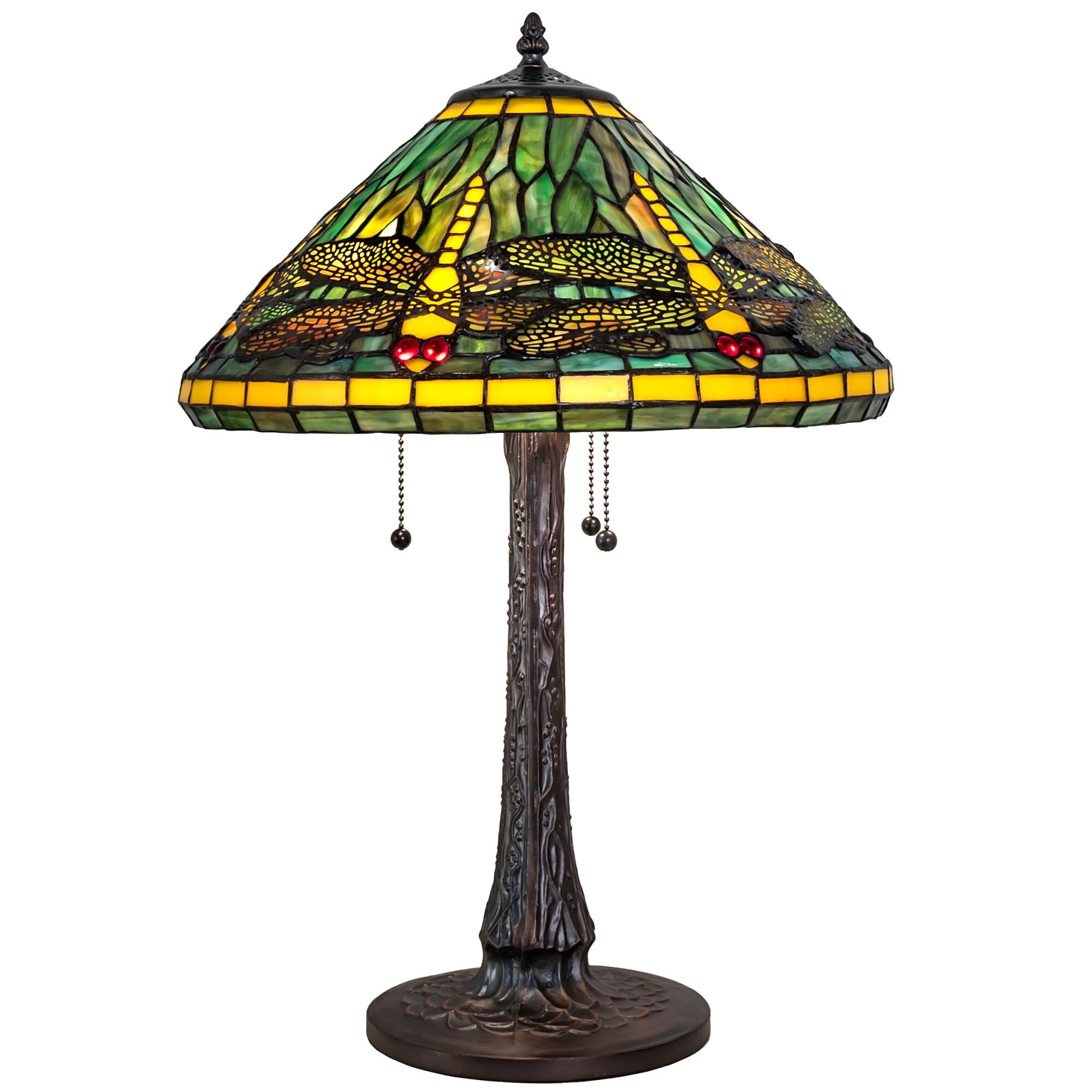 Tiffany Dragonfly 22 Inch Table Lamp by Meyda Lighting