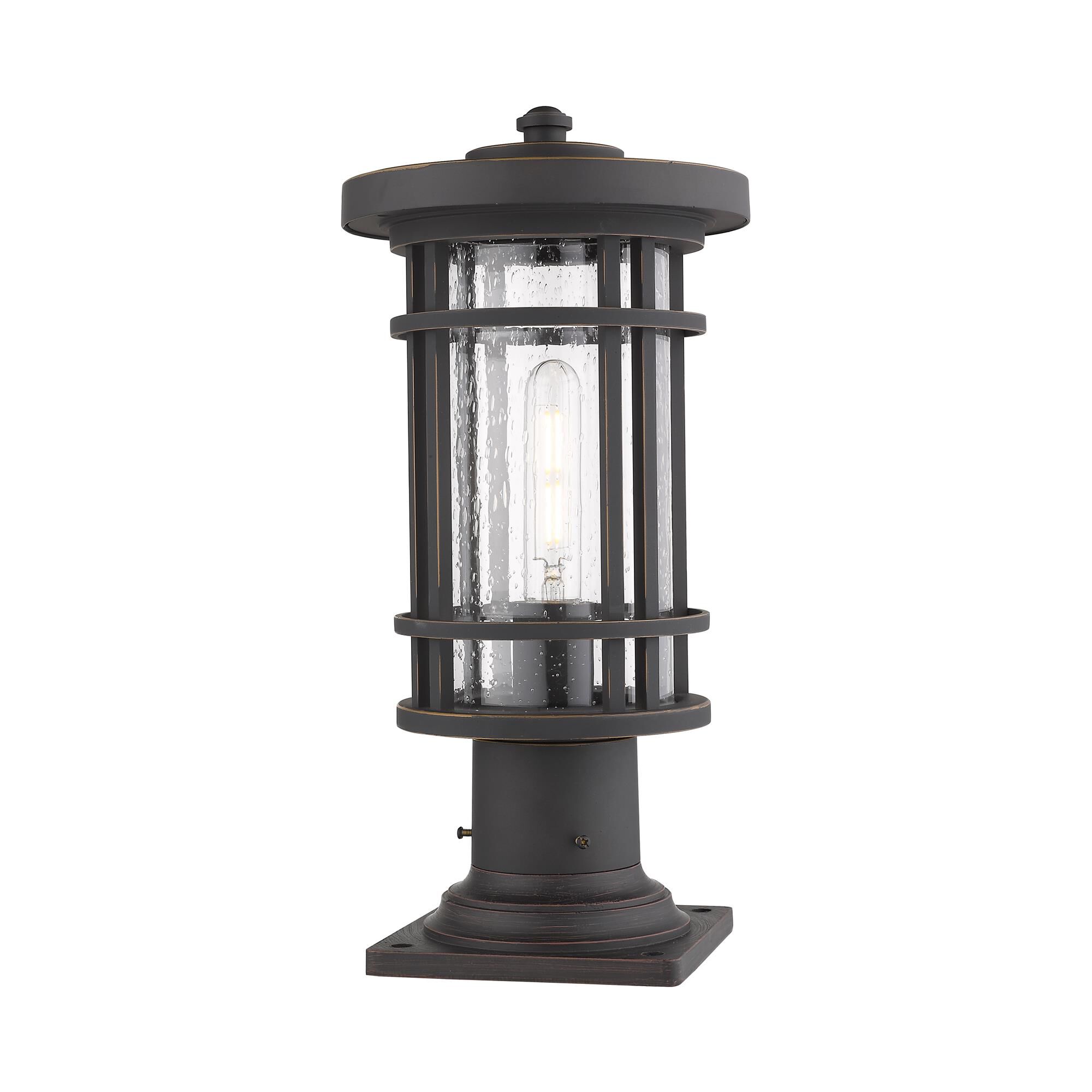 Z-Lite Jordan 16 Inch Tall Outdoor Pier Lamp