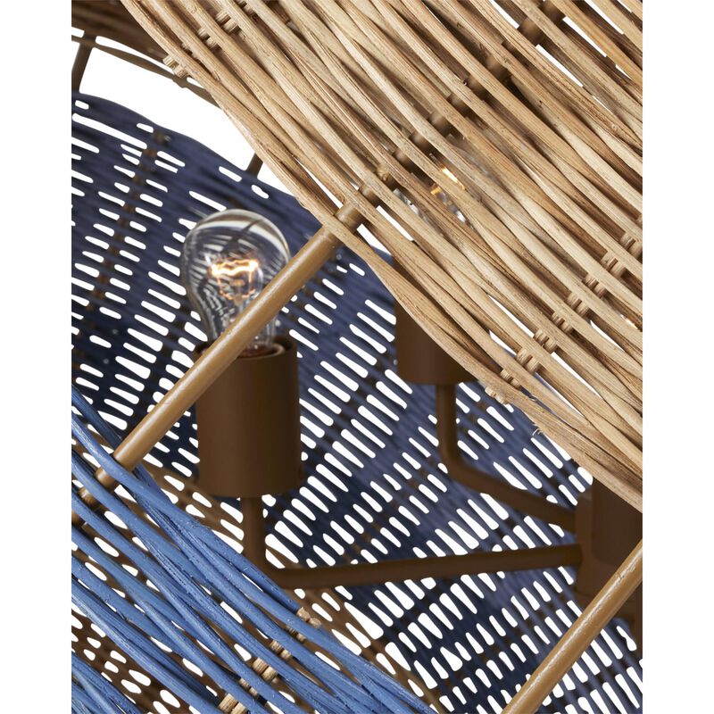 Hiroshi Koshitaka Collection Senjyo 48 Inch 5 Light Chandelier by Currey and Company