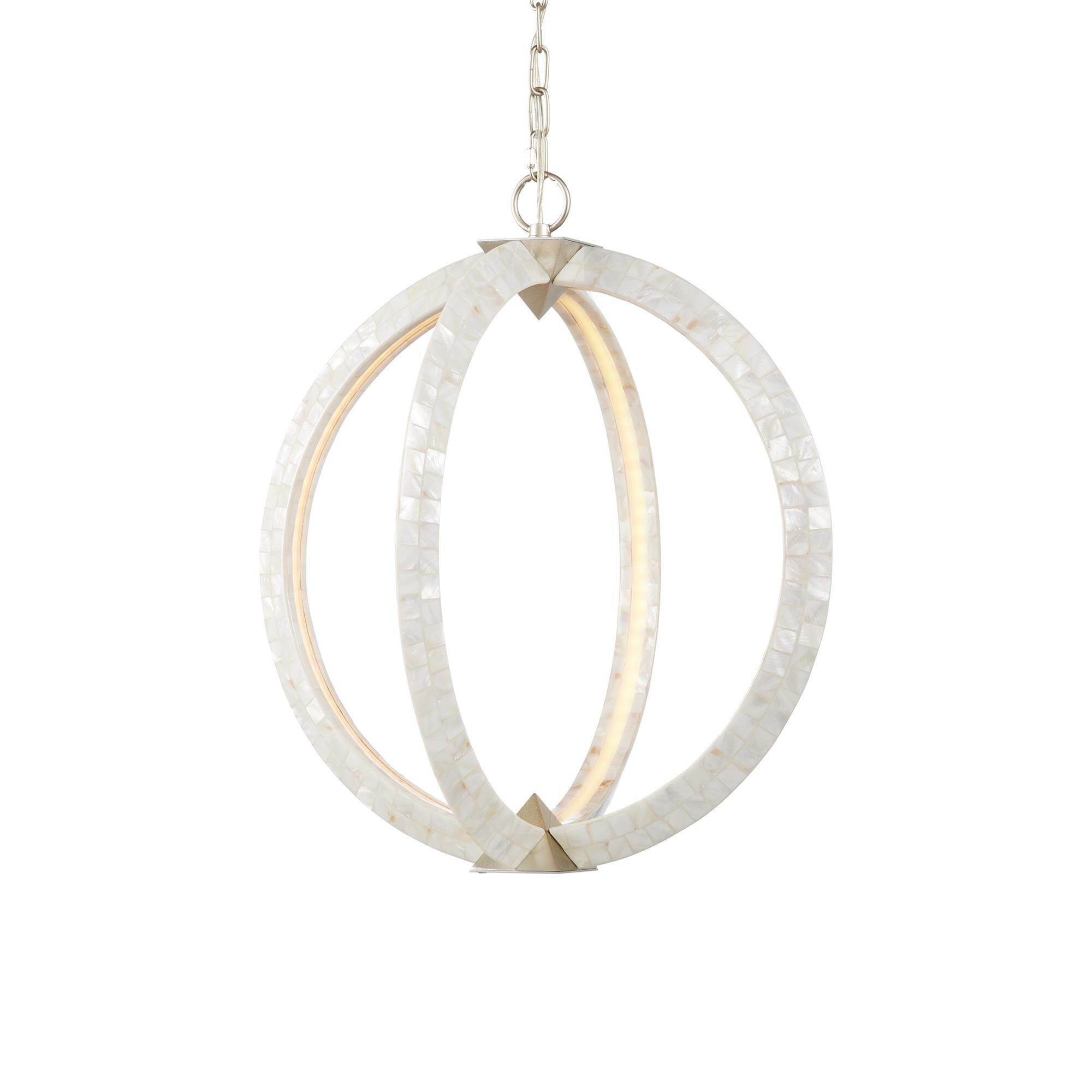 Shown in Pearl, Silver finish