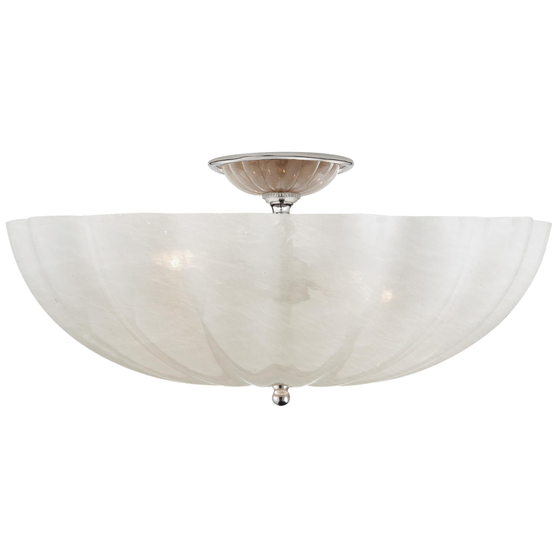 AERIN Rosehill 21 Inch 4 Light Semi Flush Mount by Visual Comfort Signature Collection