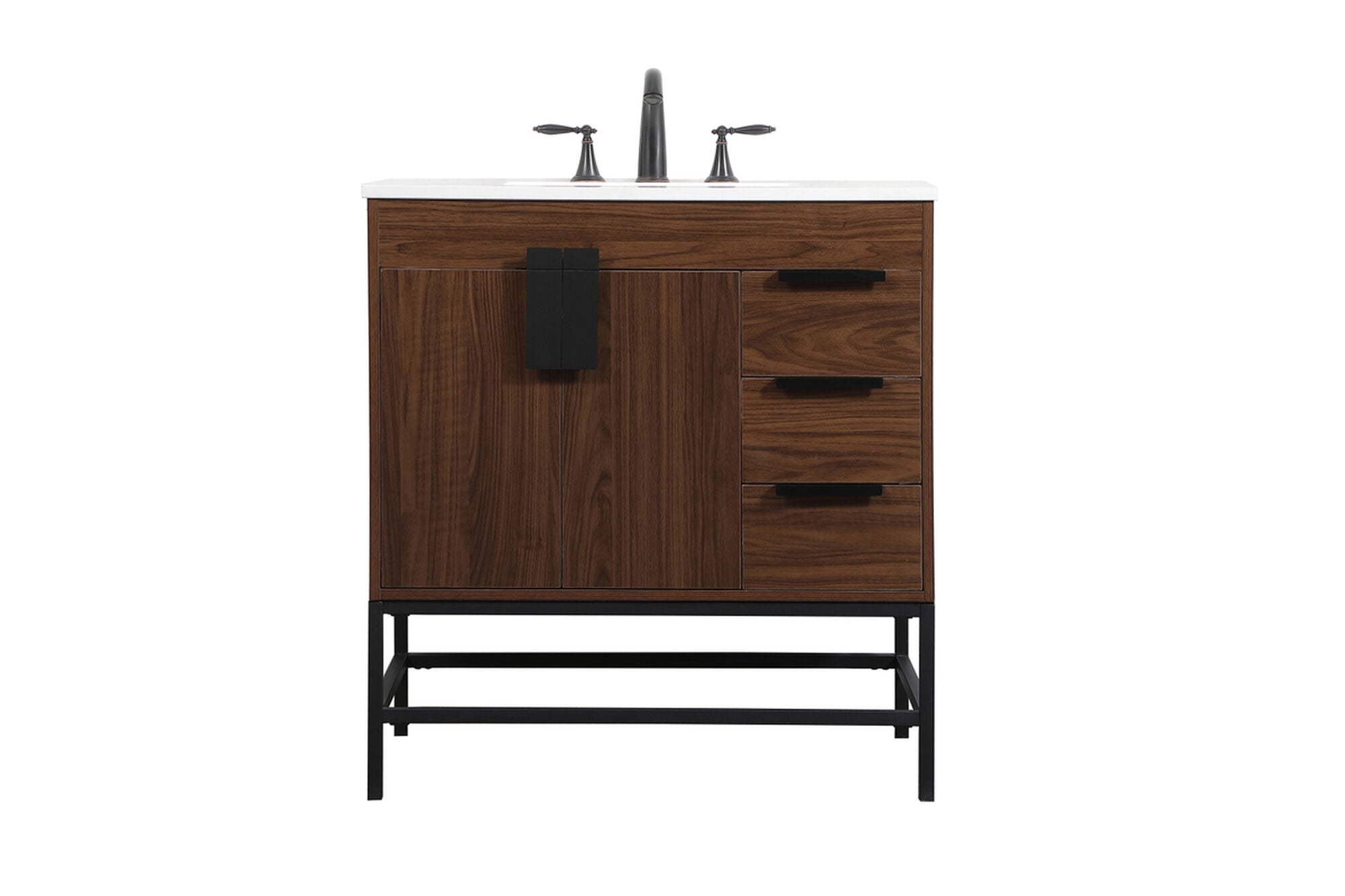 Shown in Walnut finish