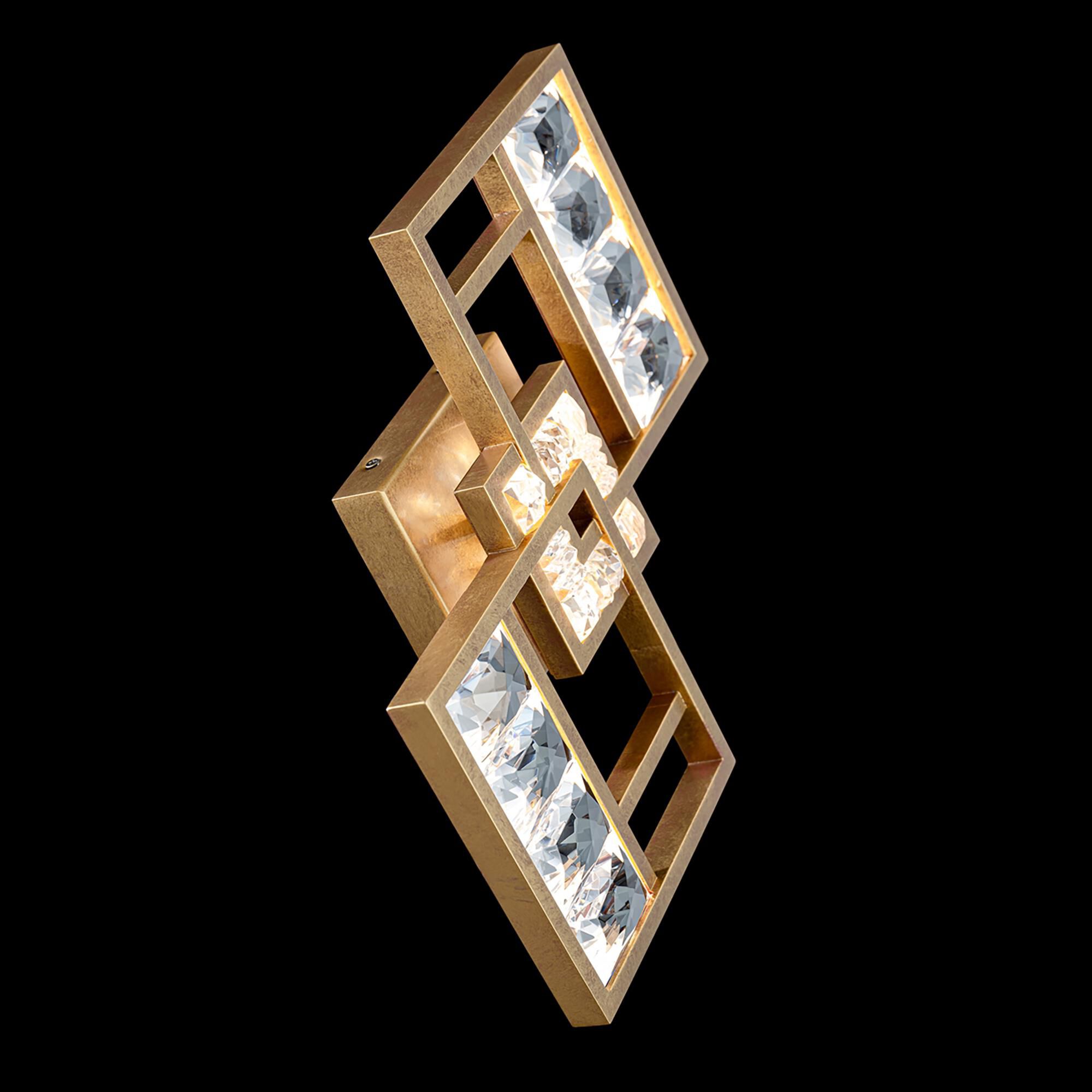 Shown in French Gold finish and Clear Optic crystal