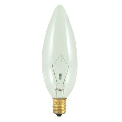25 Watt B10 Incandescent Light Bulb,