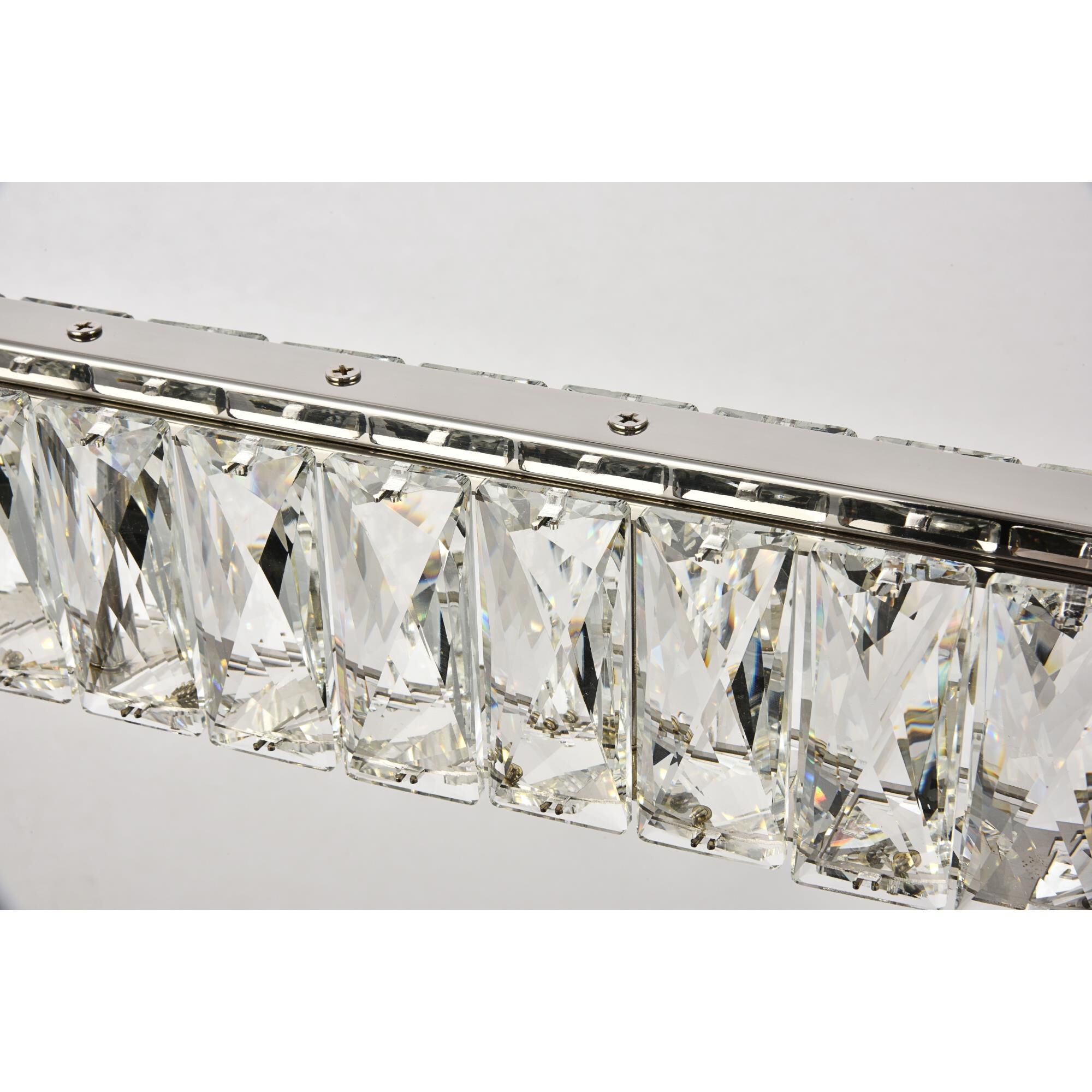 Monroe 38 Inch 1 Light LED Linear Suspension Light by Elegant Lighting