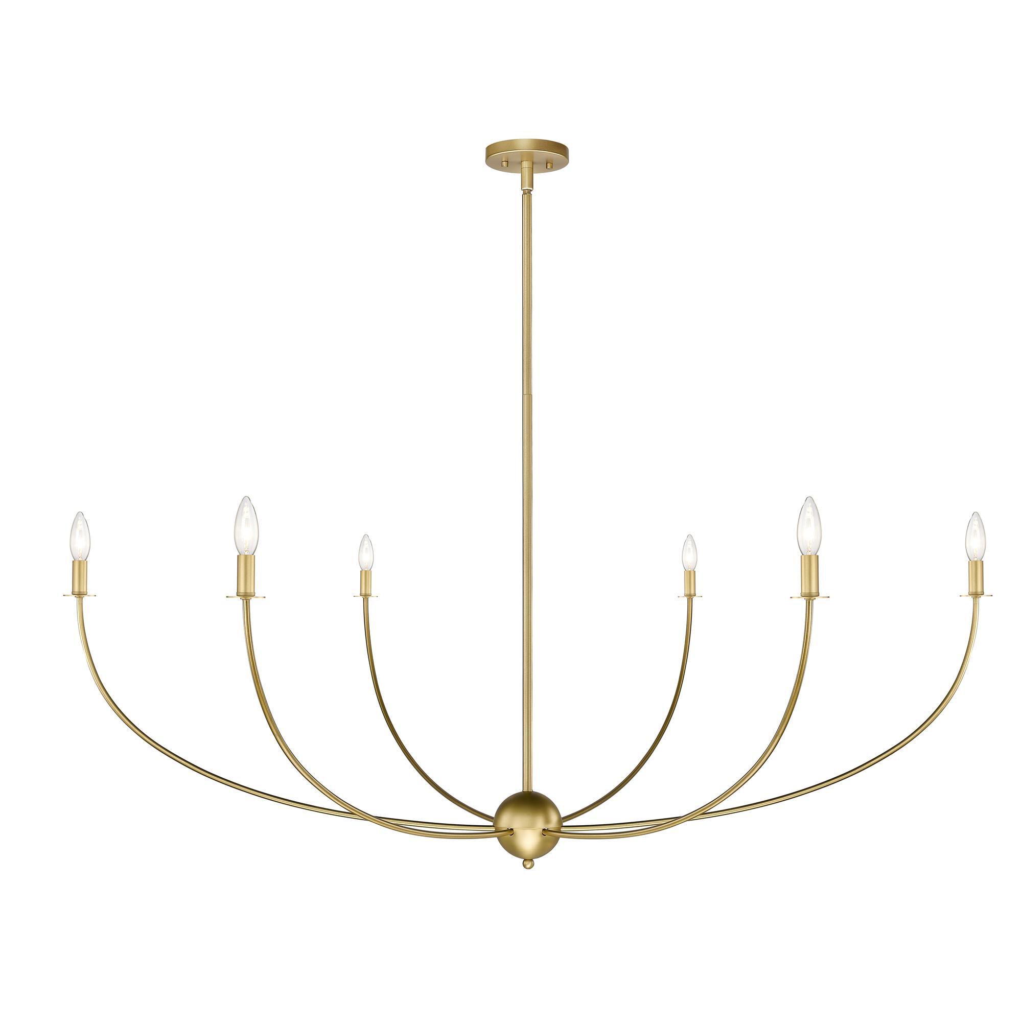 Shown in Rubbed Brass finish and White glass