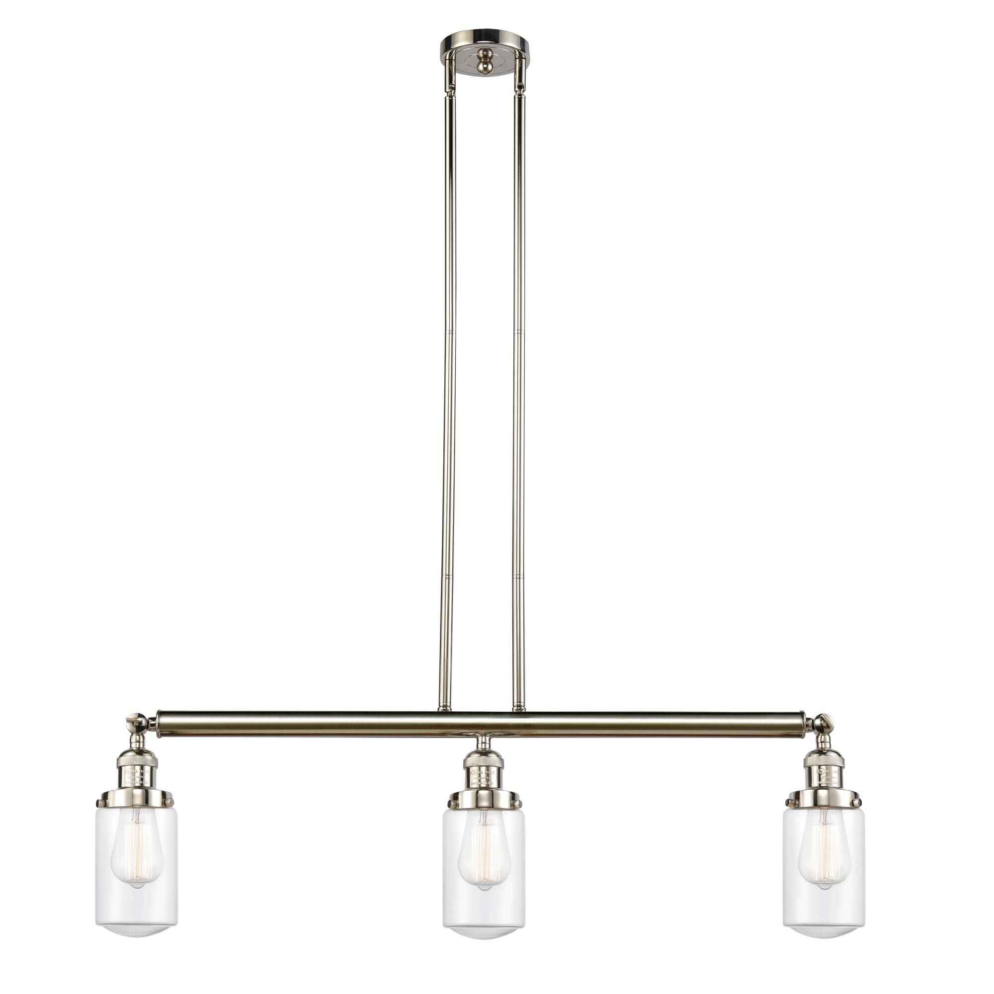 Bruno Marashlian Dover 37 Inch 3 Light Linear Suspension Light by Innovations Lighting
