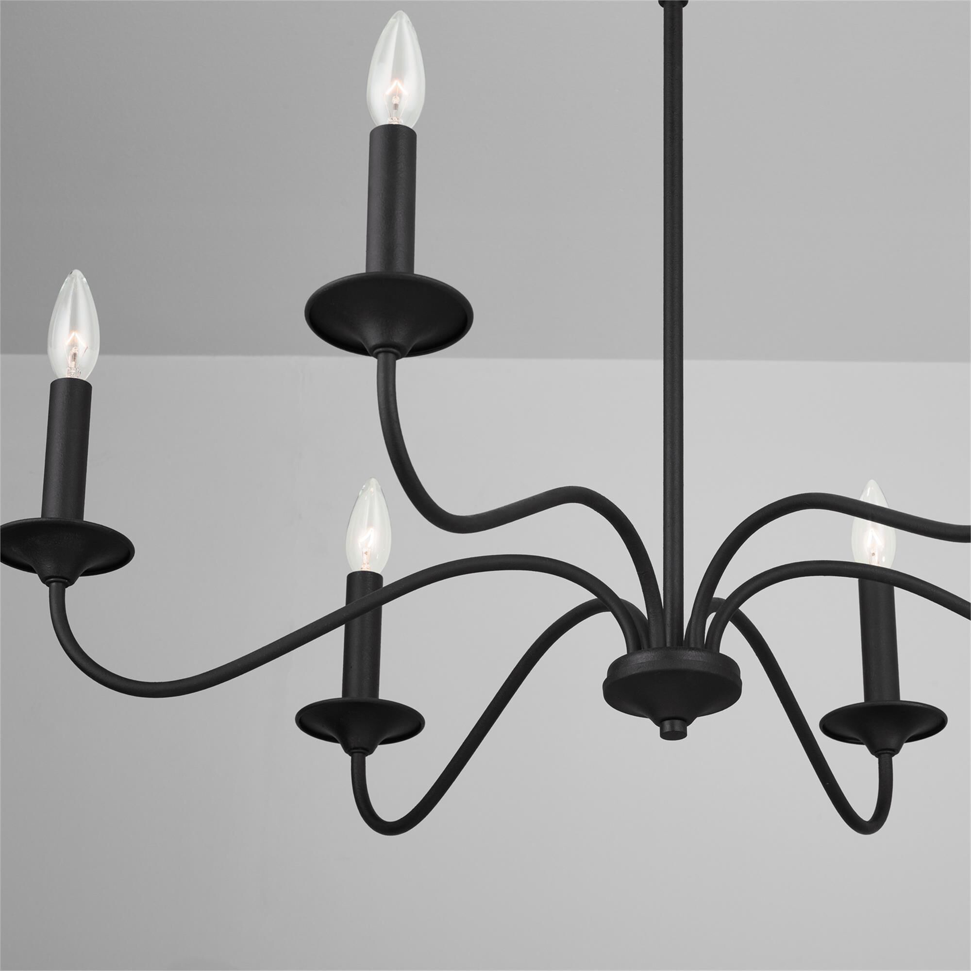 Shown in Black Iron finish