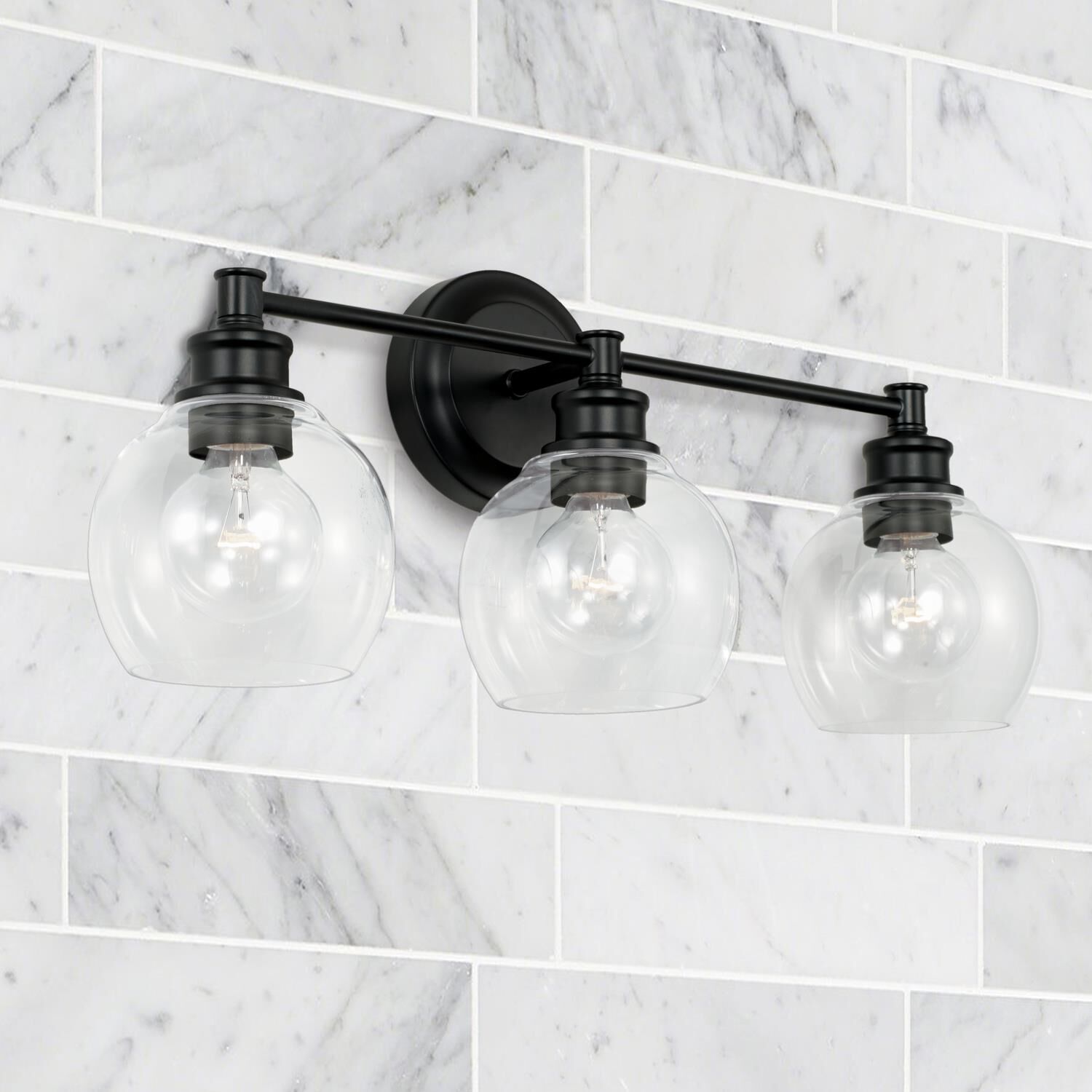 Mid-Century 24 Inch 3 Light Bath Vanity Light by Capital Lighting Fixture Company