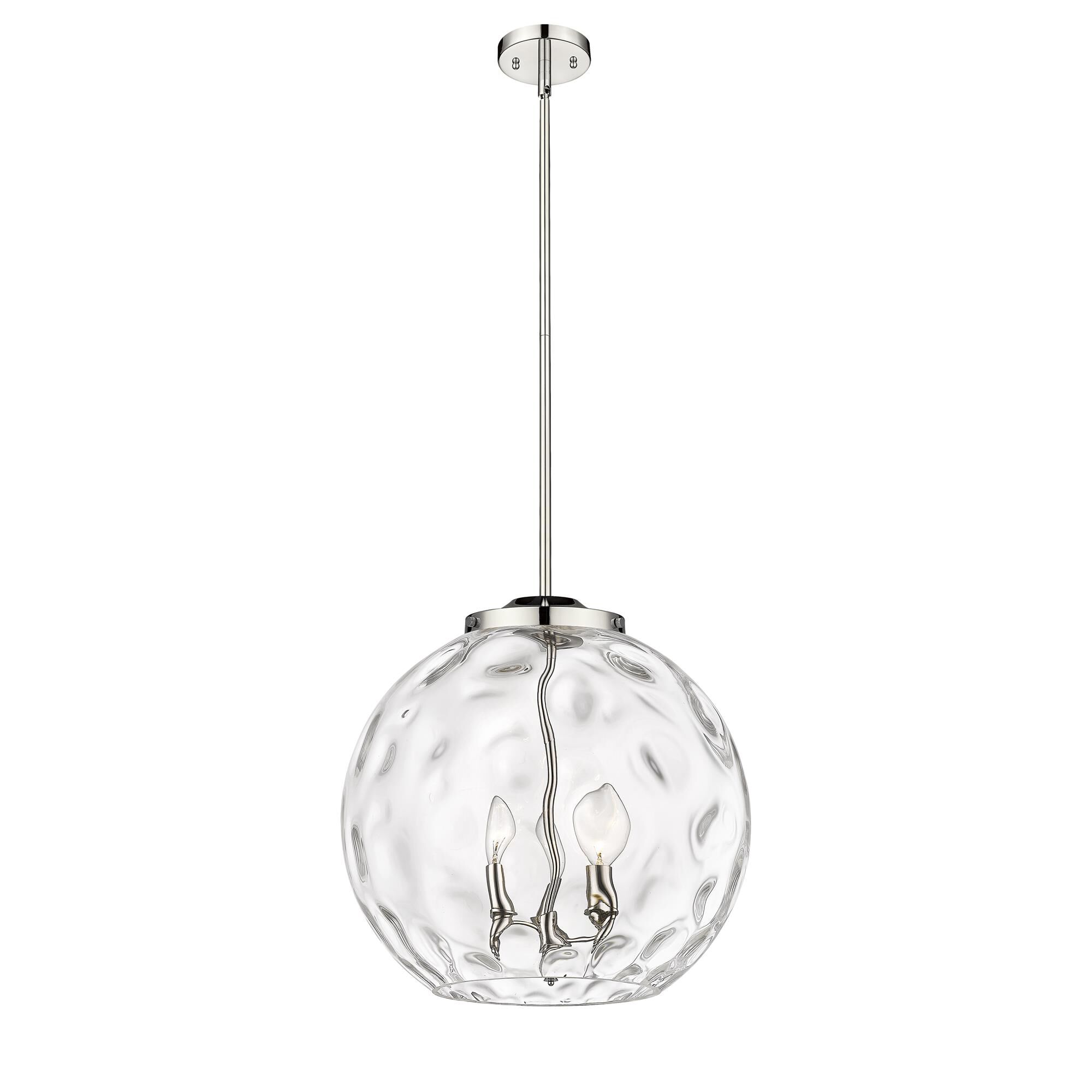 Shown in Polished Nickel finish and Clear Athens Water  16