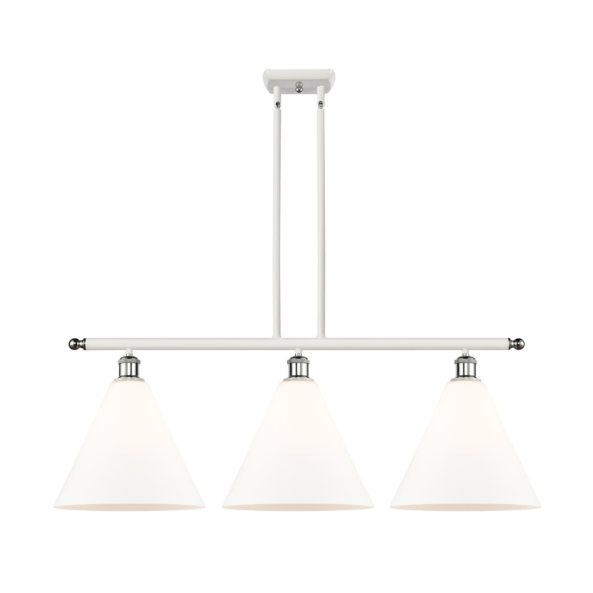 Bruno Marashlian Ballston Cone 38 Inch 3 Light Linear Suspension Light by Innovations Lighting