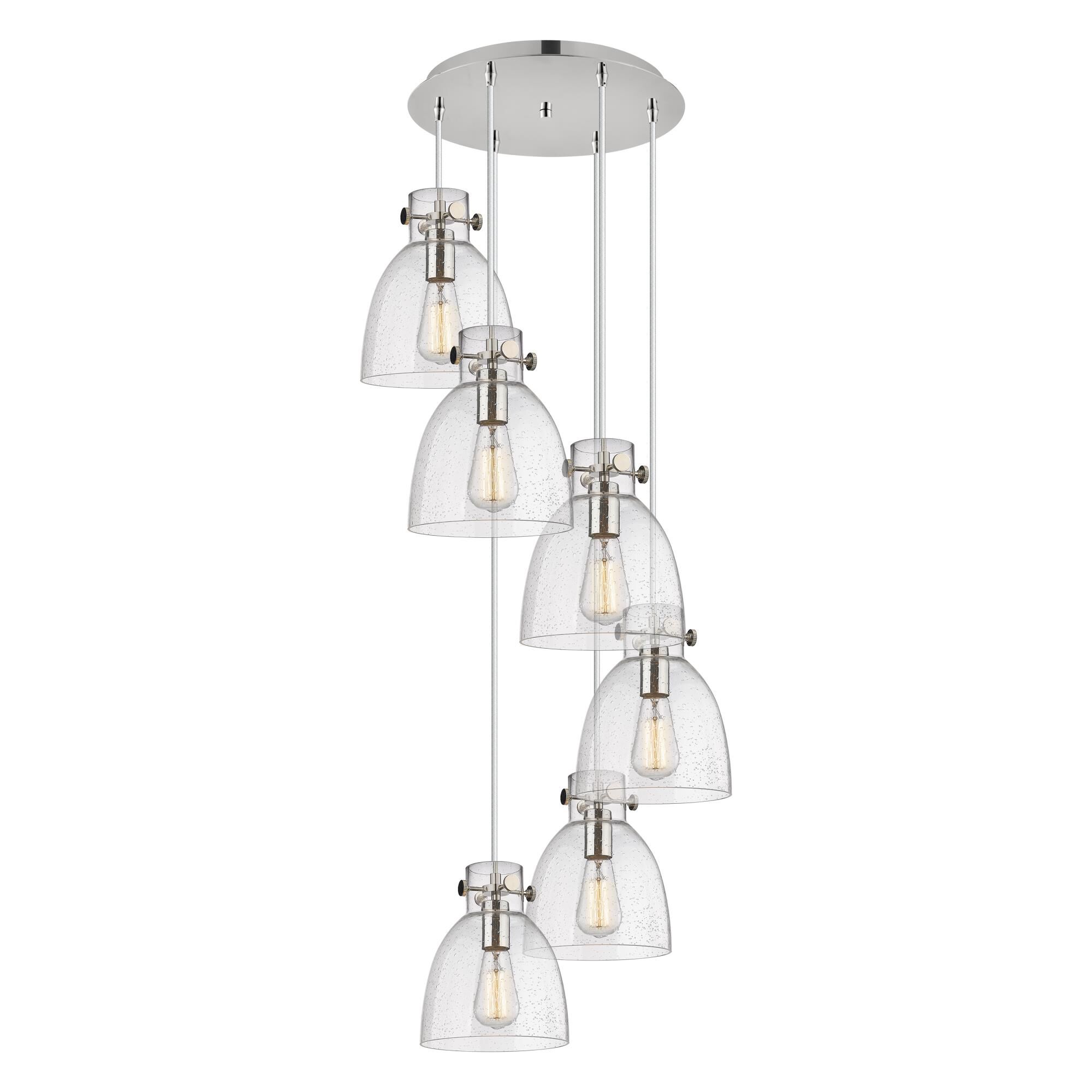 Bruno Marashlian Newton Bell 18 Inch 6 Light Multi Light Pendant by Innovations Lighting
