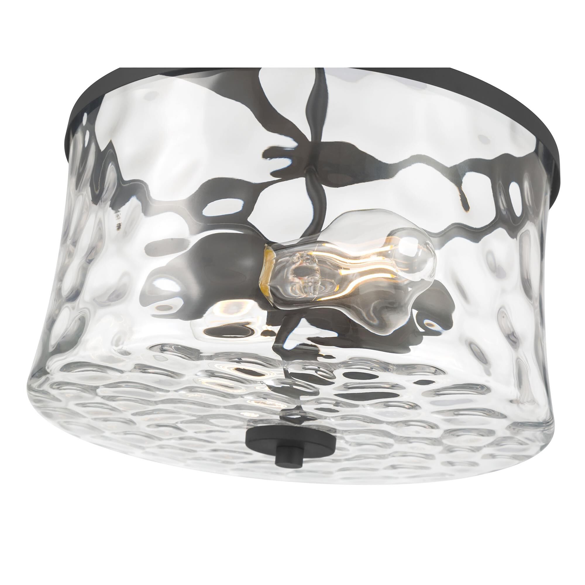 Shown in Matte Black finish and Clear Stone Water glass