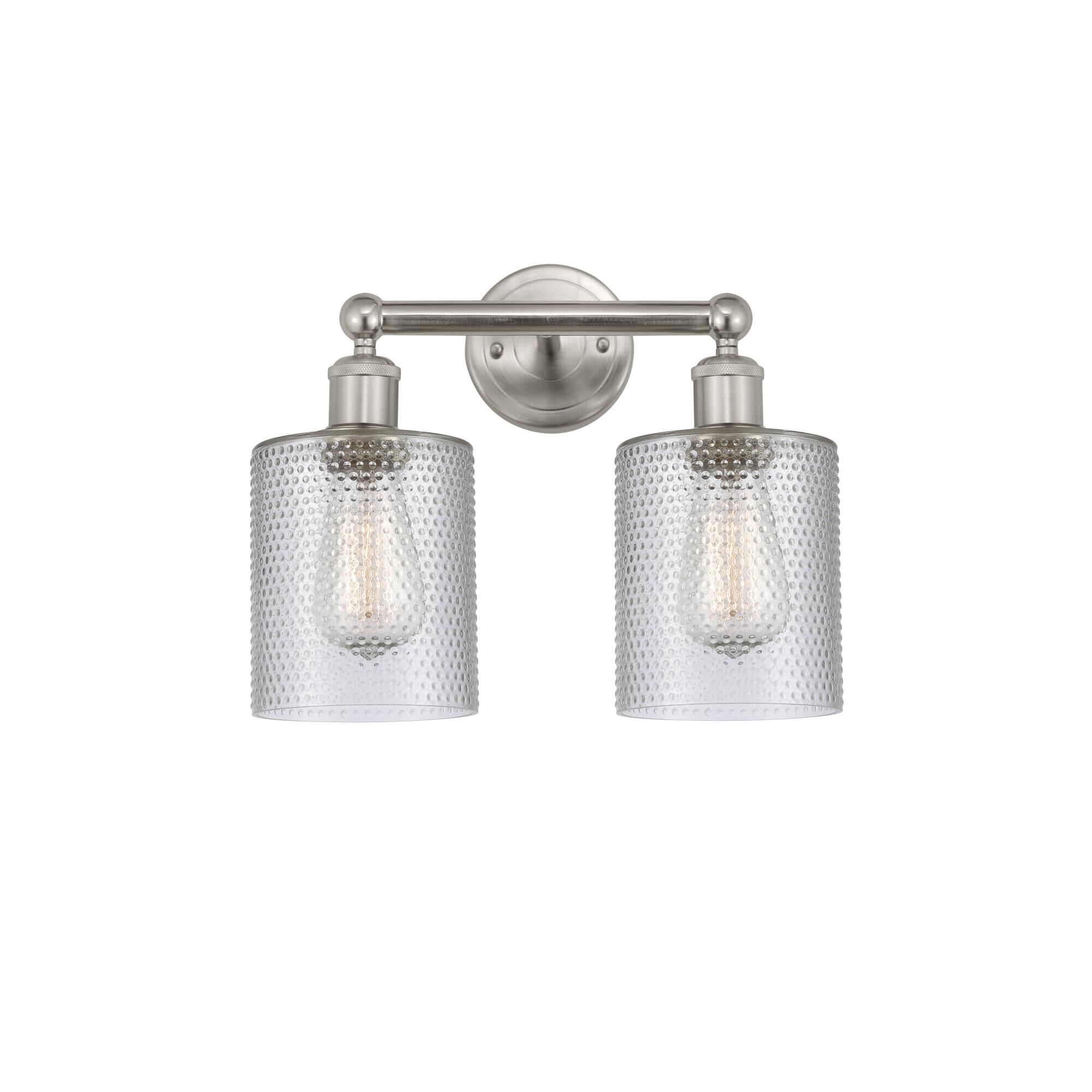 Shown in Brushed Satin Nickel, Clear finish and Clear glass and Clear Glass shade
