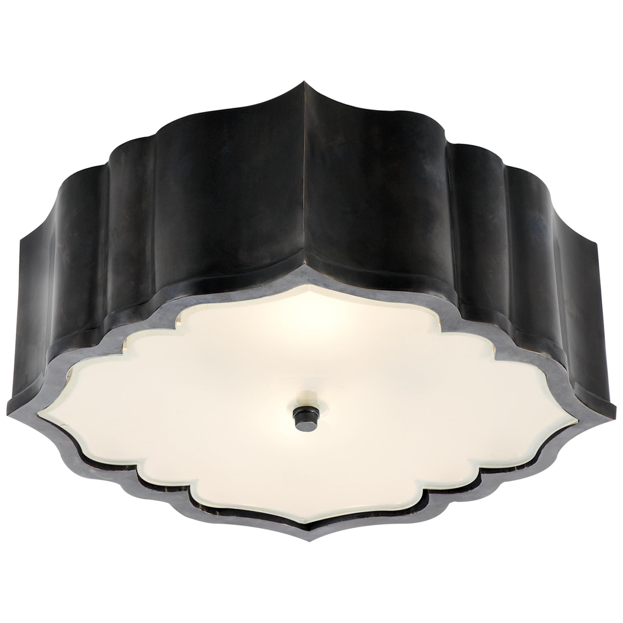 Shown in Gun Metal finish and Frosted glass