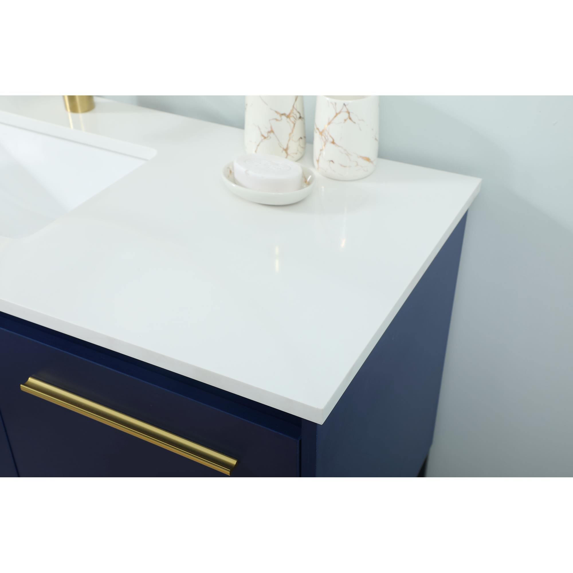 Shown in Blue finish