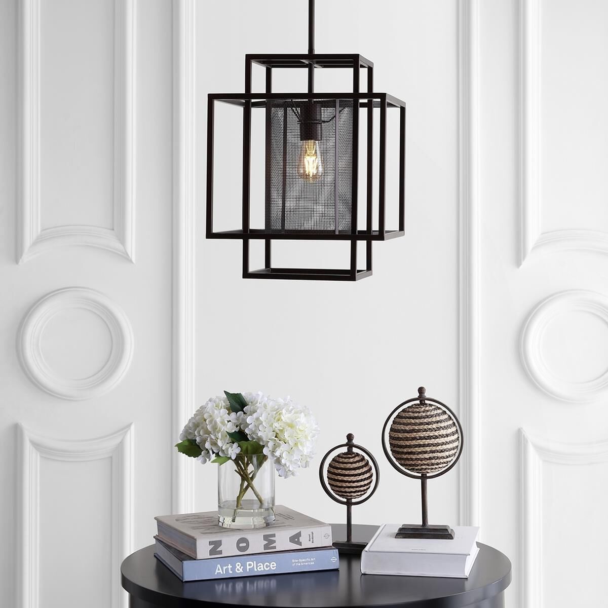 Safavieh Case 14 Inch LED Cage Pendant