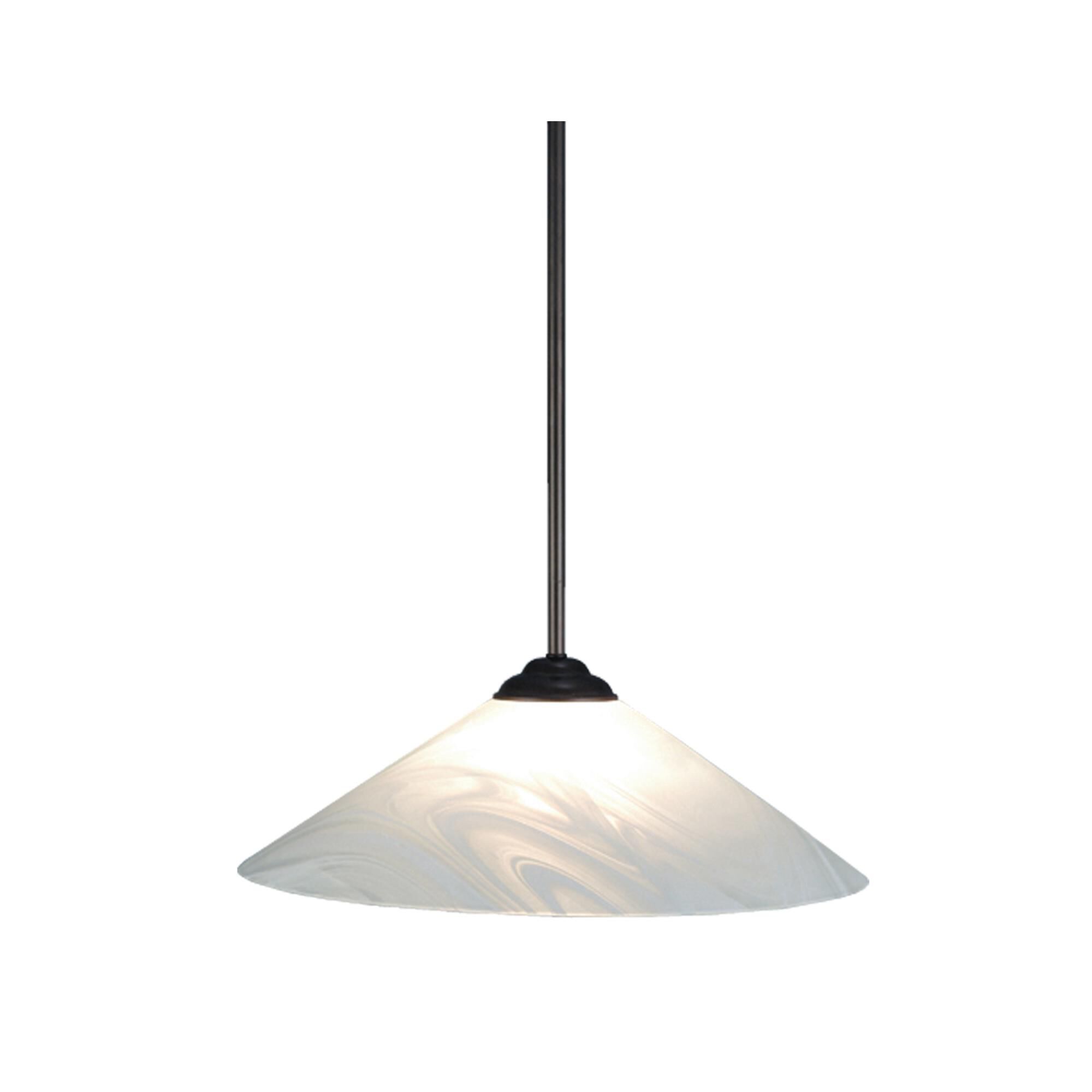 Blanco Swirl 18 Inch Large Pendant by Meyda Lighting