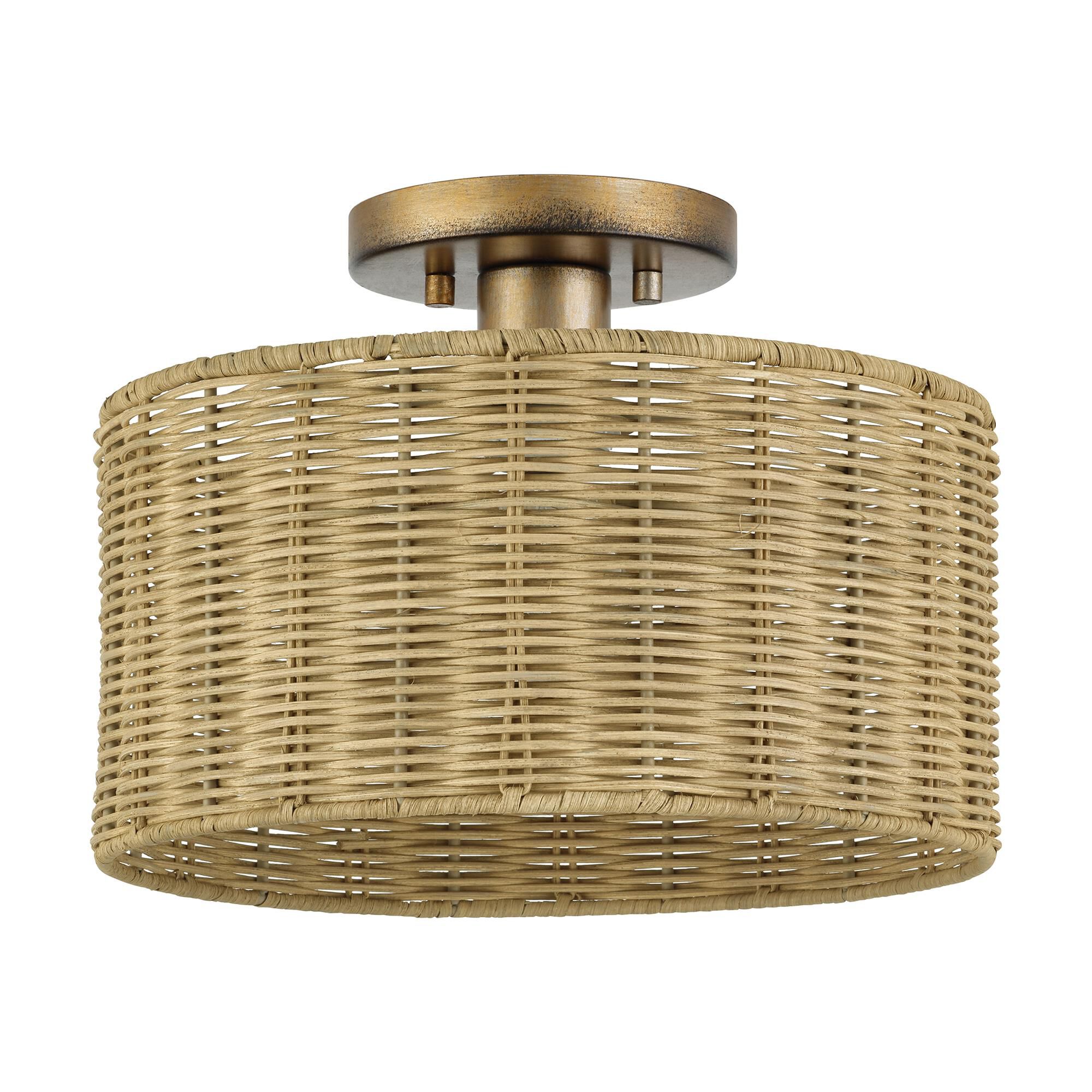 Weavington 12 Inch Semi Flush Mount by Livex Lighting