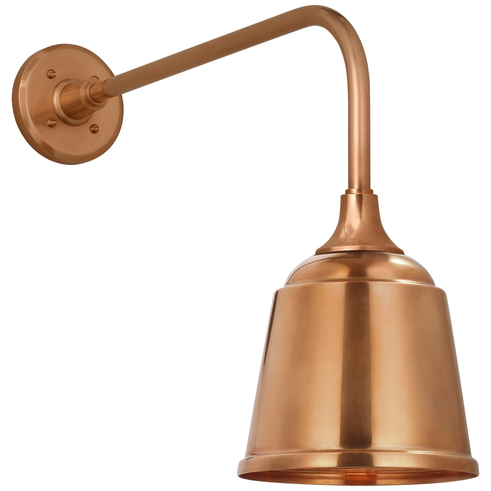 Shown in Soft Copper finish and Copper shade