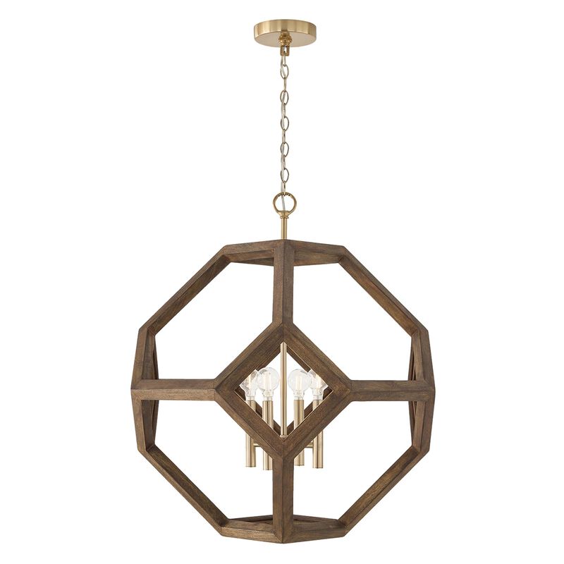 Geo 24 Inch Cage Pendant by Capital Lighting