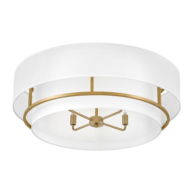 Graham 30 Inch 4 Light Semi Flush Mount by Hinkley