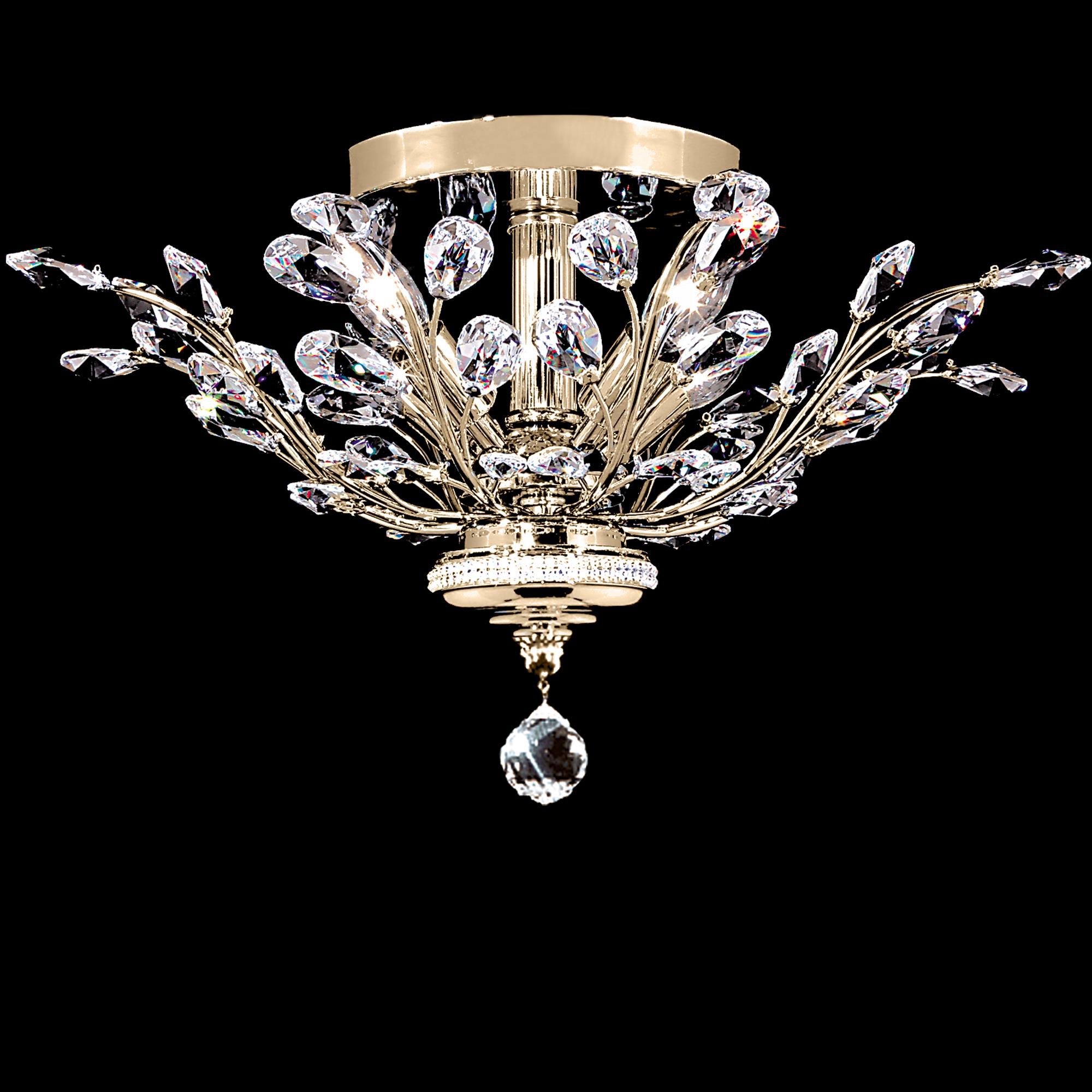 Florale 21 Inch Semi Flush Mount,