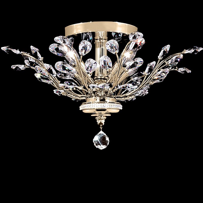 Florale 21 Inch Semi Flush Mount by James R. Moder