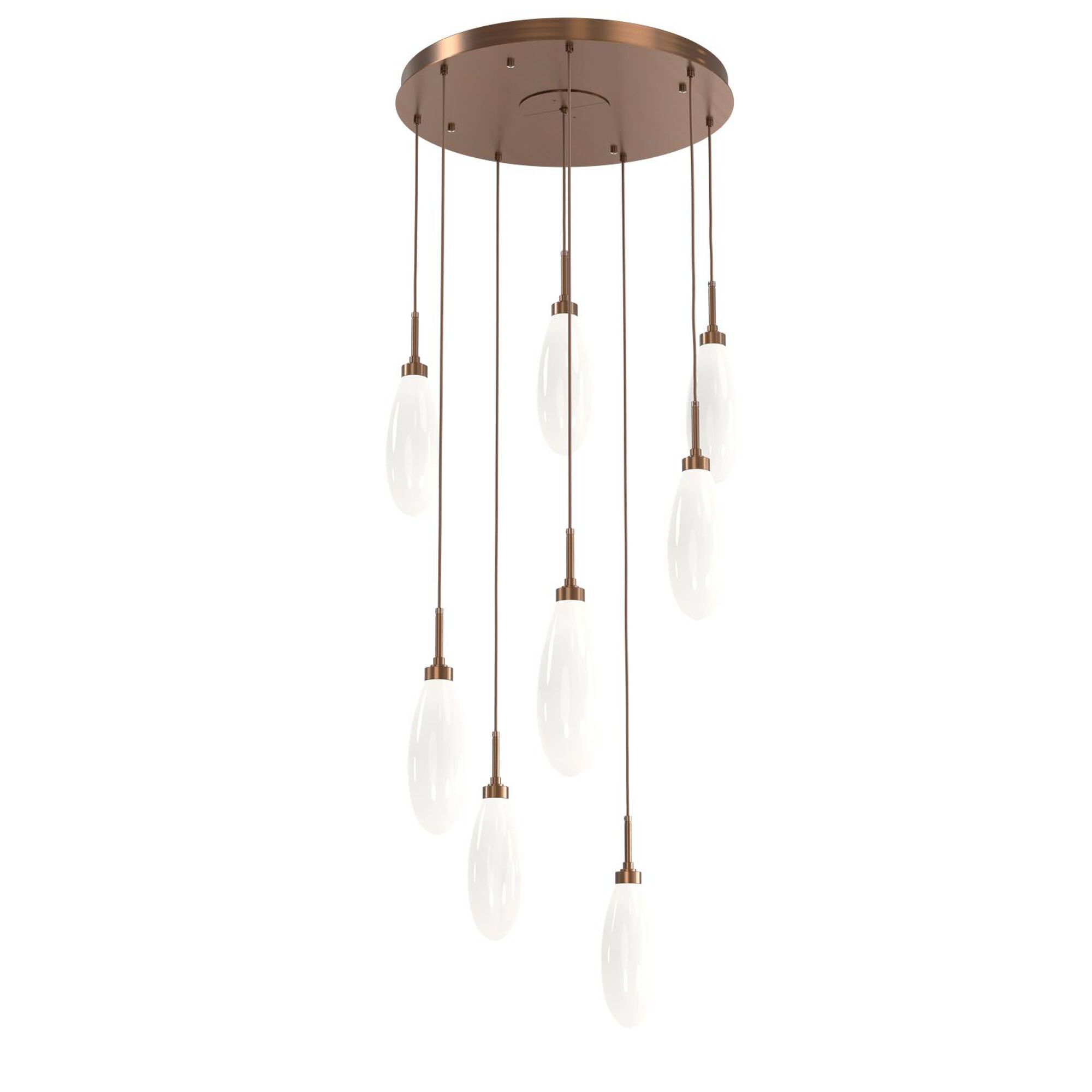 Shown in Oil Rubbed Bronze finish and White Lens glass