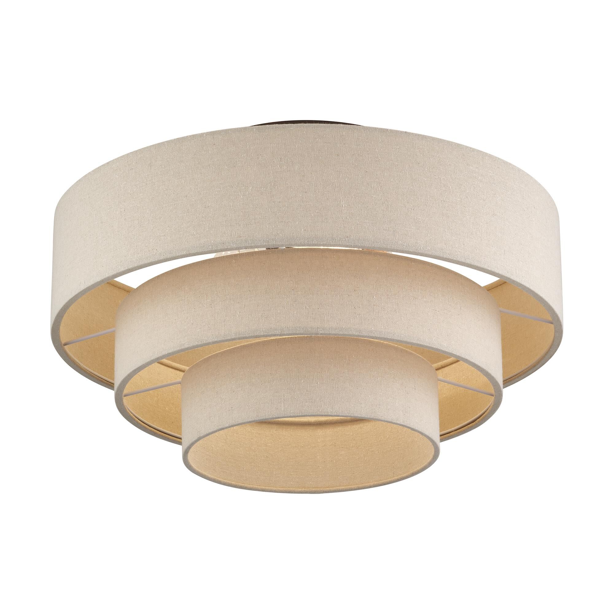 Bellingham 21 Inch Semi Flush Mount by Livex Lighting