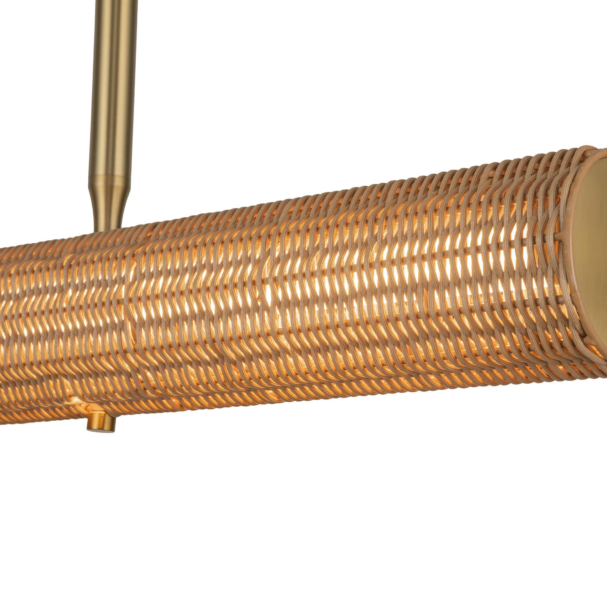 Hae Jung Roe Maris 42 Inch Linear Suspension Light by Alora Mood