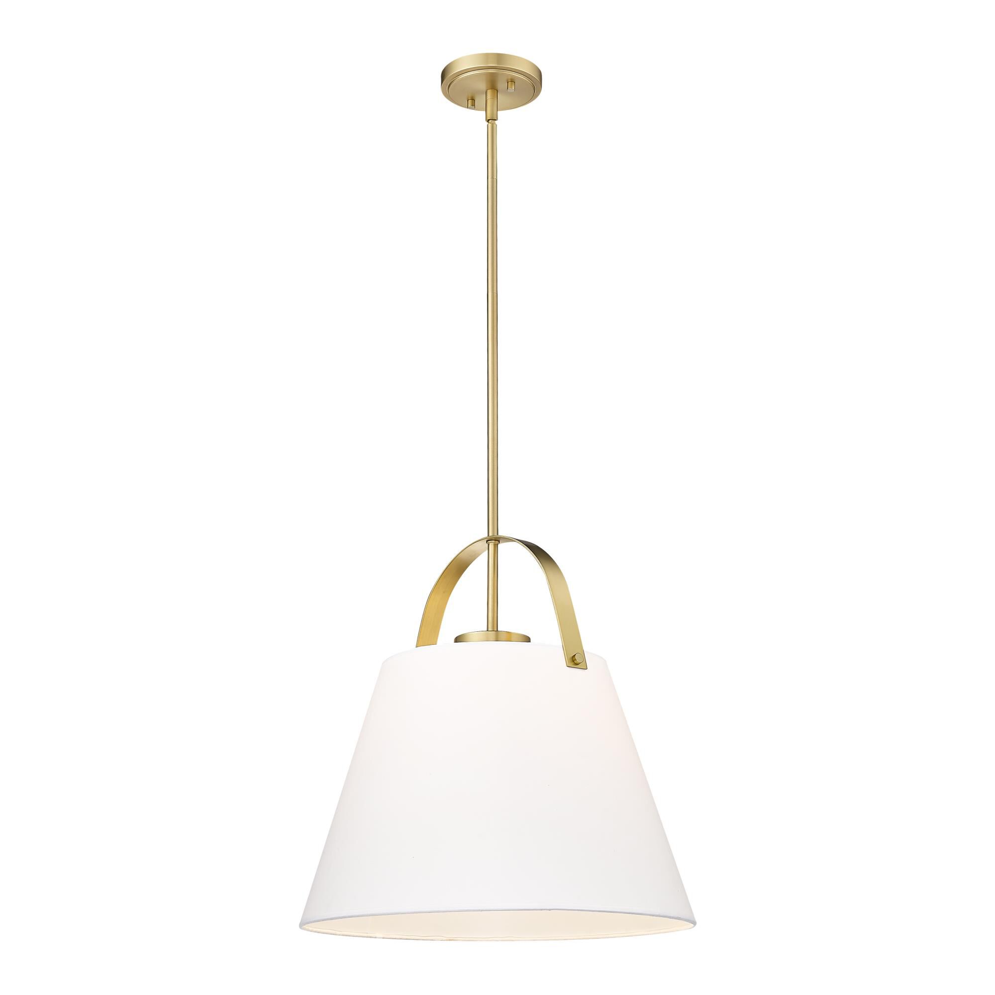 Z-Lite Z-Studio Linen Pendant 18 Inch Large Pendant