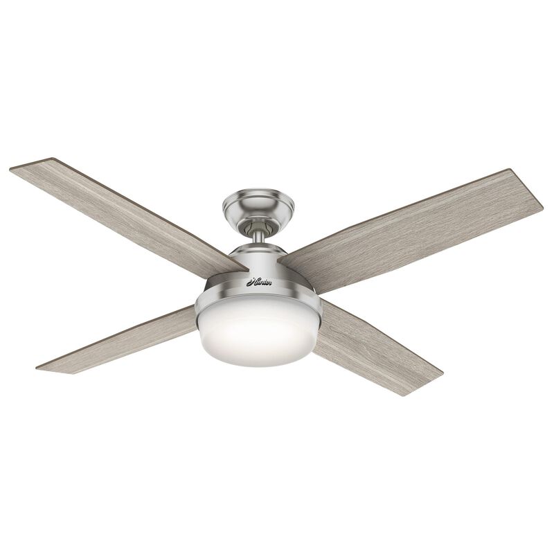 Dempsey 52 Inch Ceiling Fan with Light Kit by Hunter Fan