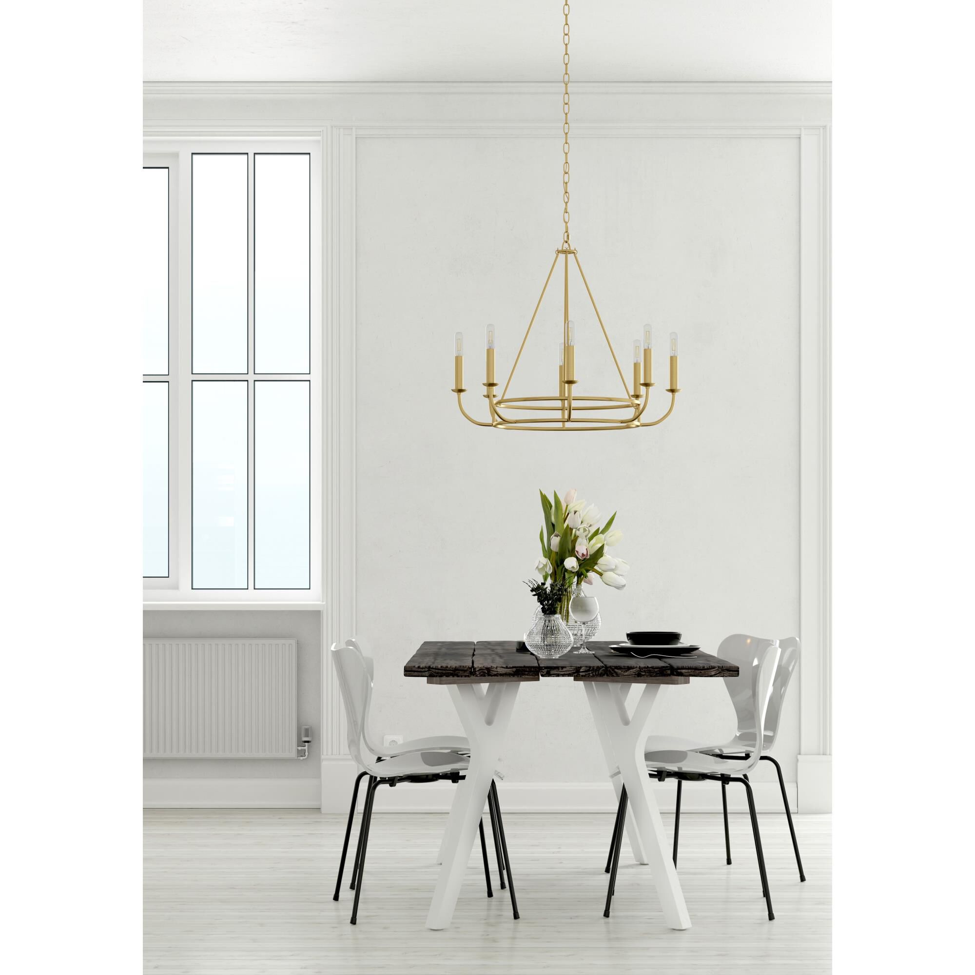 Bailey 28 Inch 8 Light Chandelier by Crystorama
