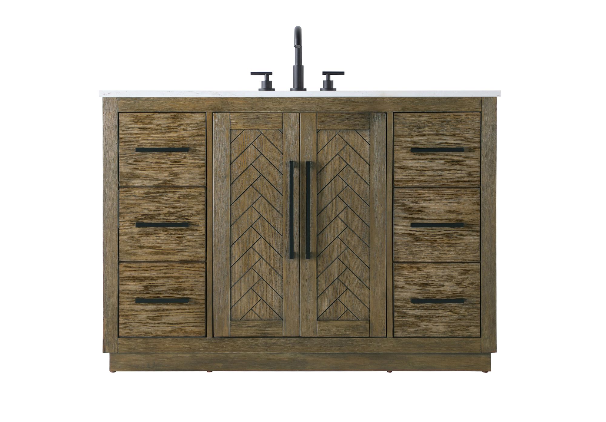 Shown in Hazel Oak finish