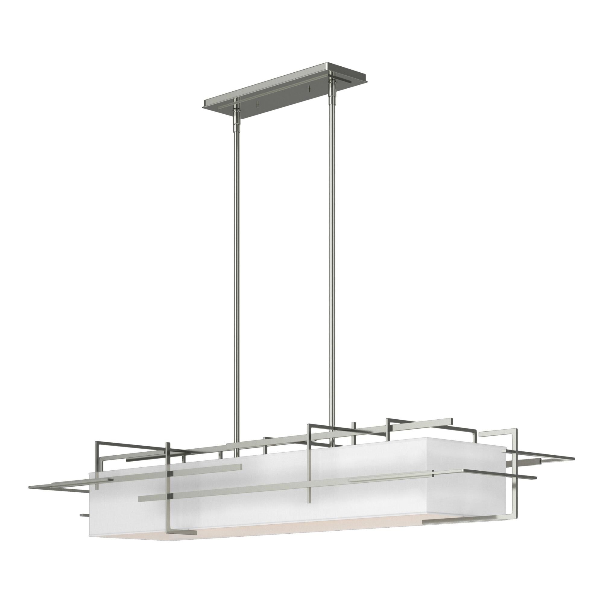 Shown in Sterling finish and White shade