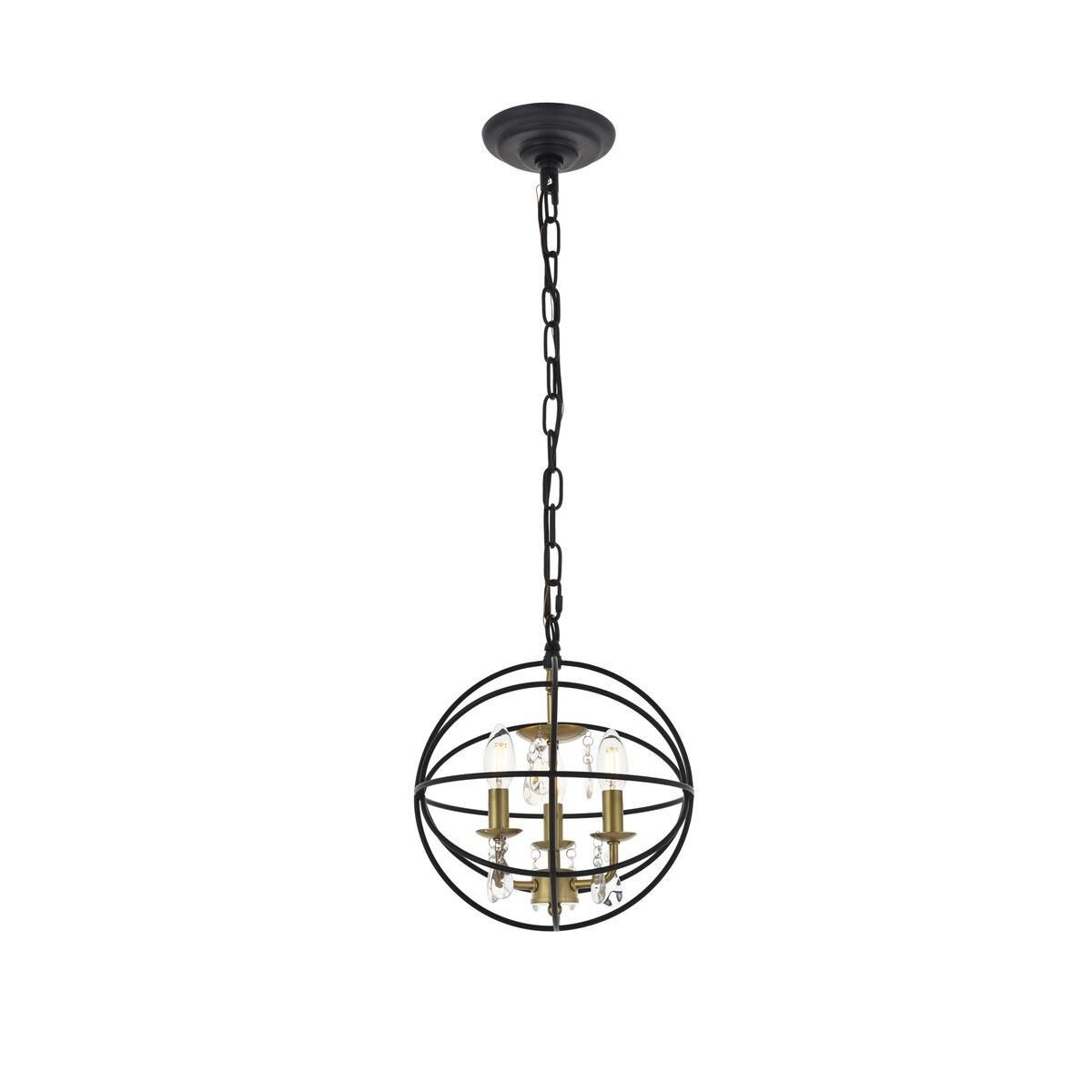 Wallace 12 Inch Mini Pendant by Elegant Lighting