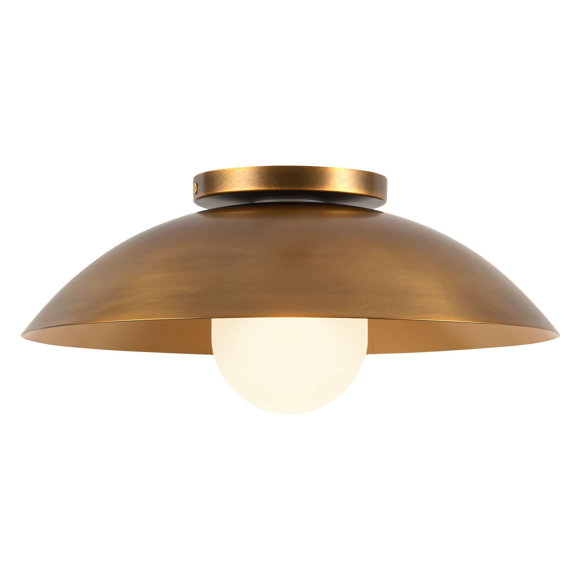 Ryan Pauly Umbra 14 Inch Semi Flush Mount by Kuzco Lighting