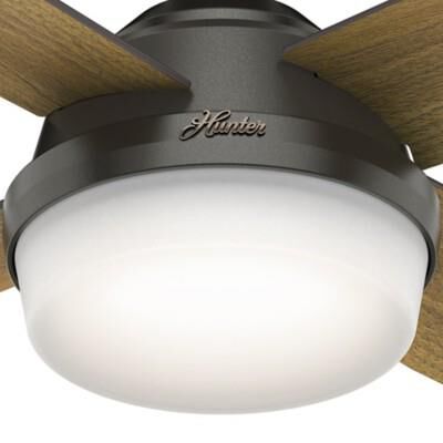 Dempsey 52 Inch Ceiling Fan with Light Kit by Hunter Fan