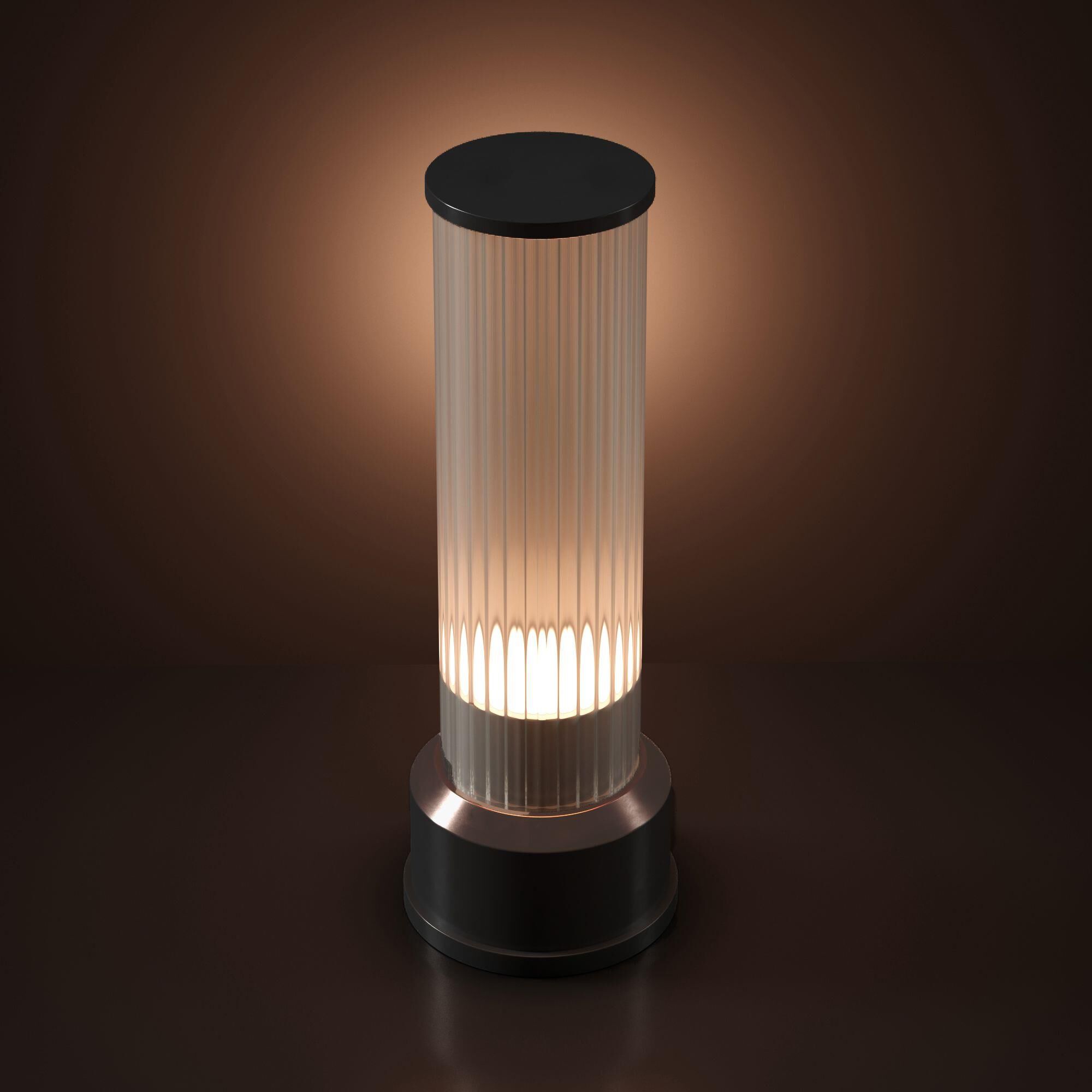 Kibun Candlestick 11 Inch Table Lamp by Bulbrite