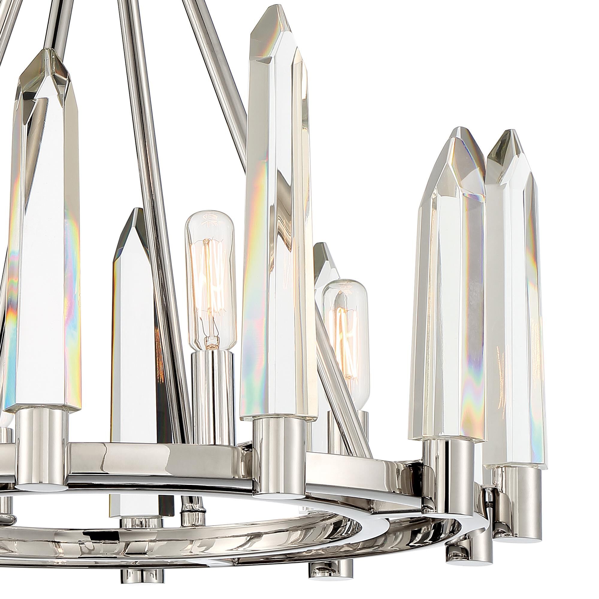 Watson 18 Inch Semi Flush Mount by Crystorama