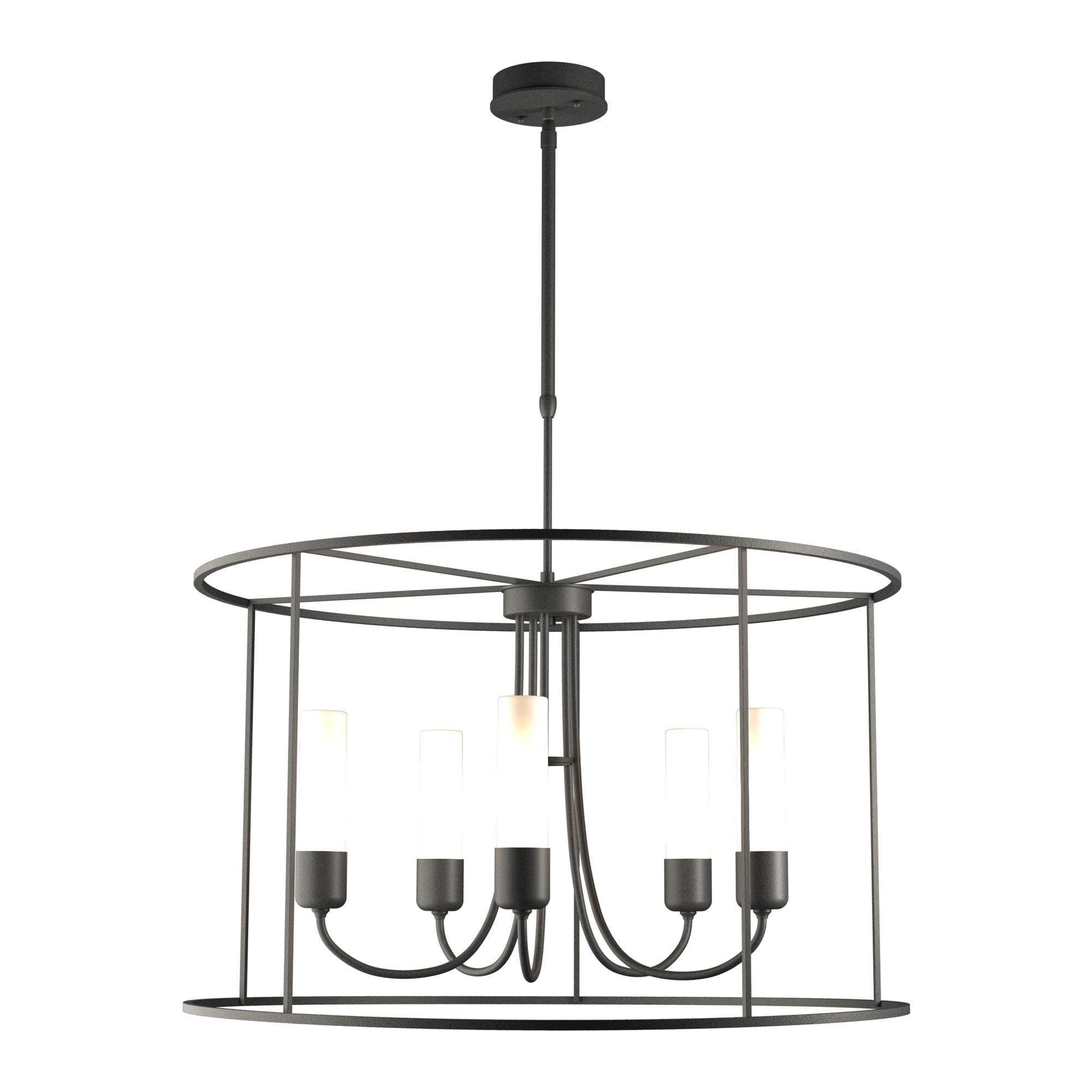 Shown in Natural Iron finish and White shade
