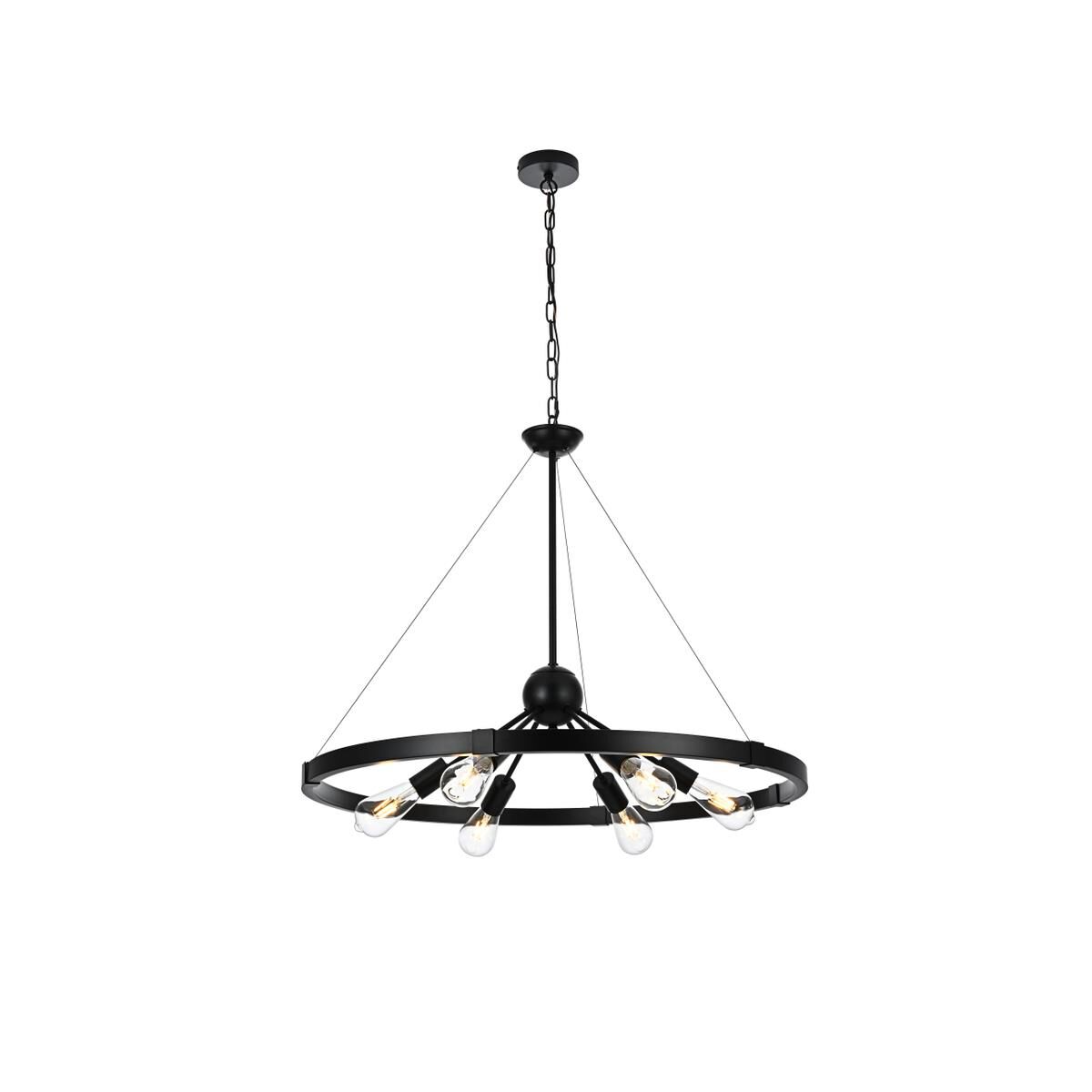 Thora 32 Inch Chandelier by Elegant Lighting