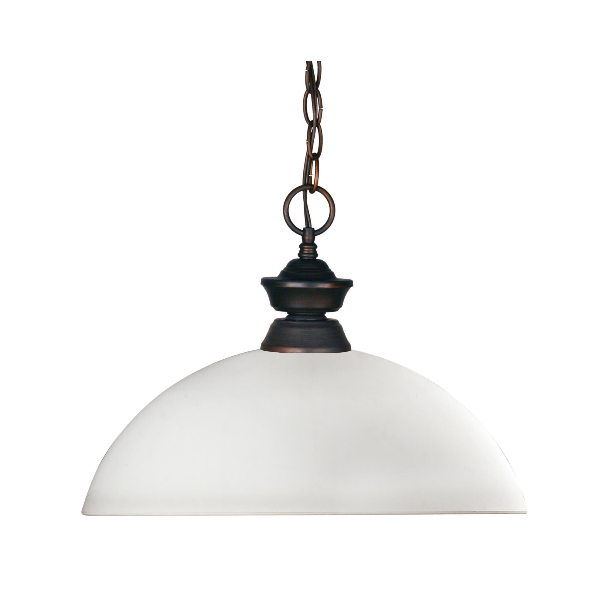 Shown in Olde Bronze finish and Glass shade