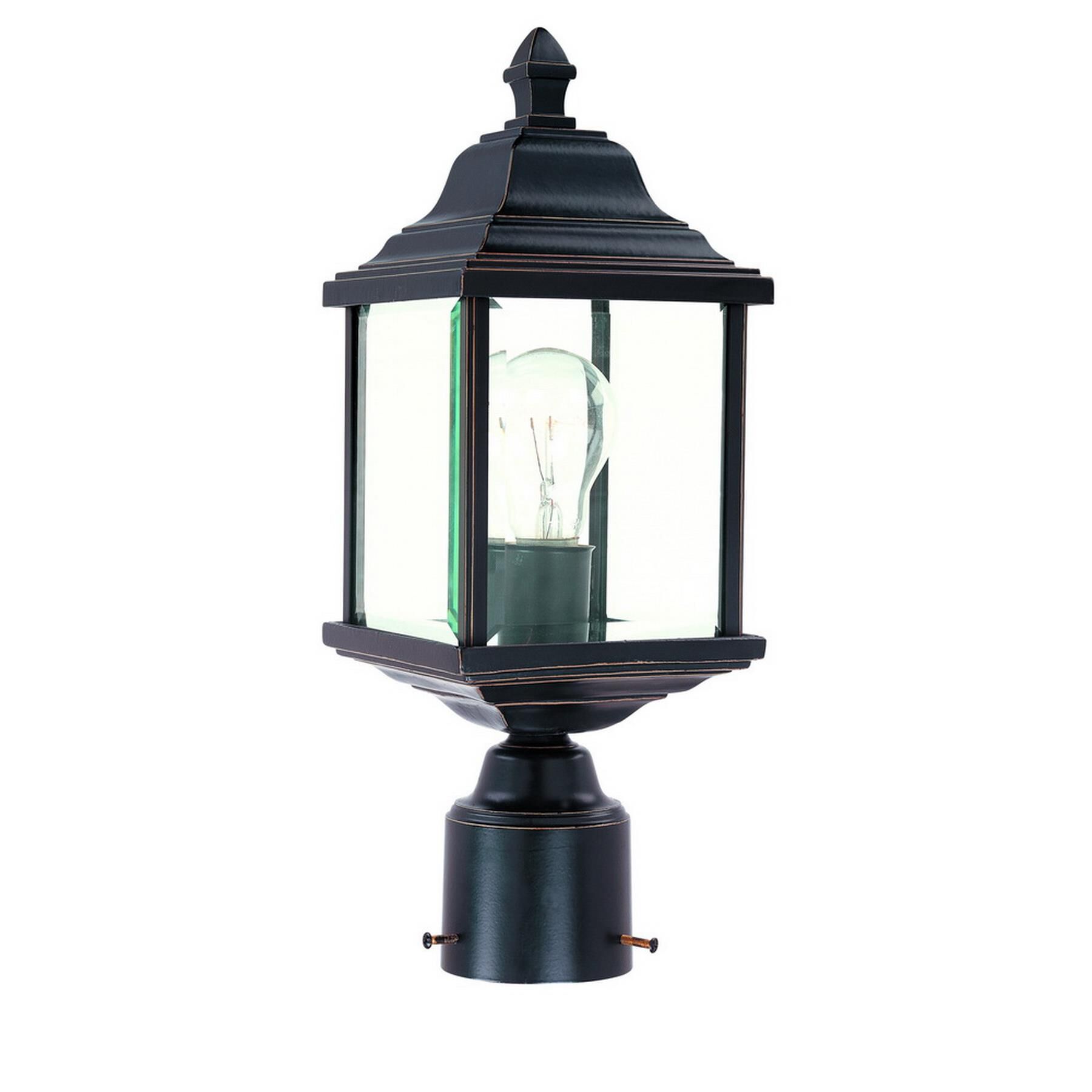 Charleston 16 Inch Tall 1 Light Outdoor Post Lamp by Dolan Designs