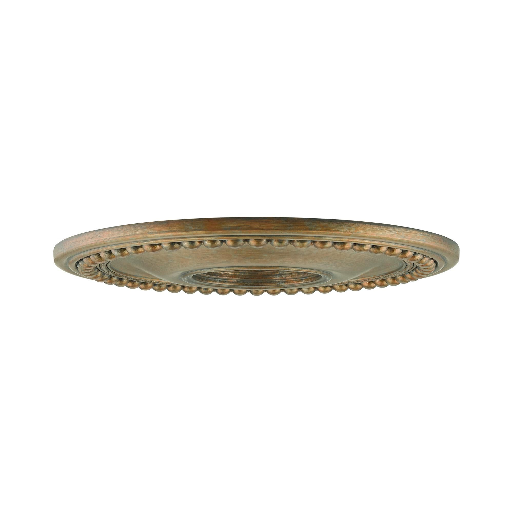 Shown in Hand Painted Antique Gold Leaf finish