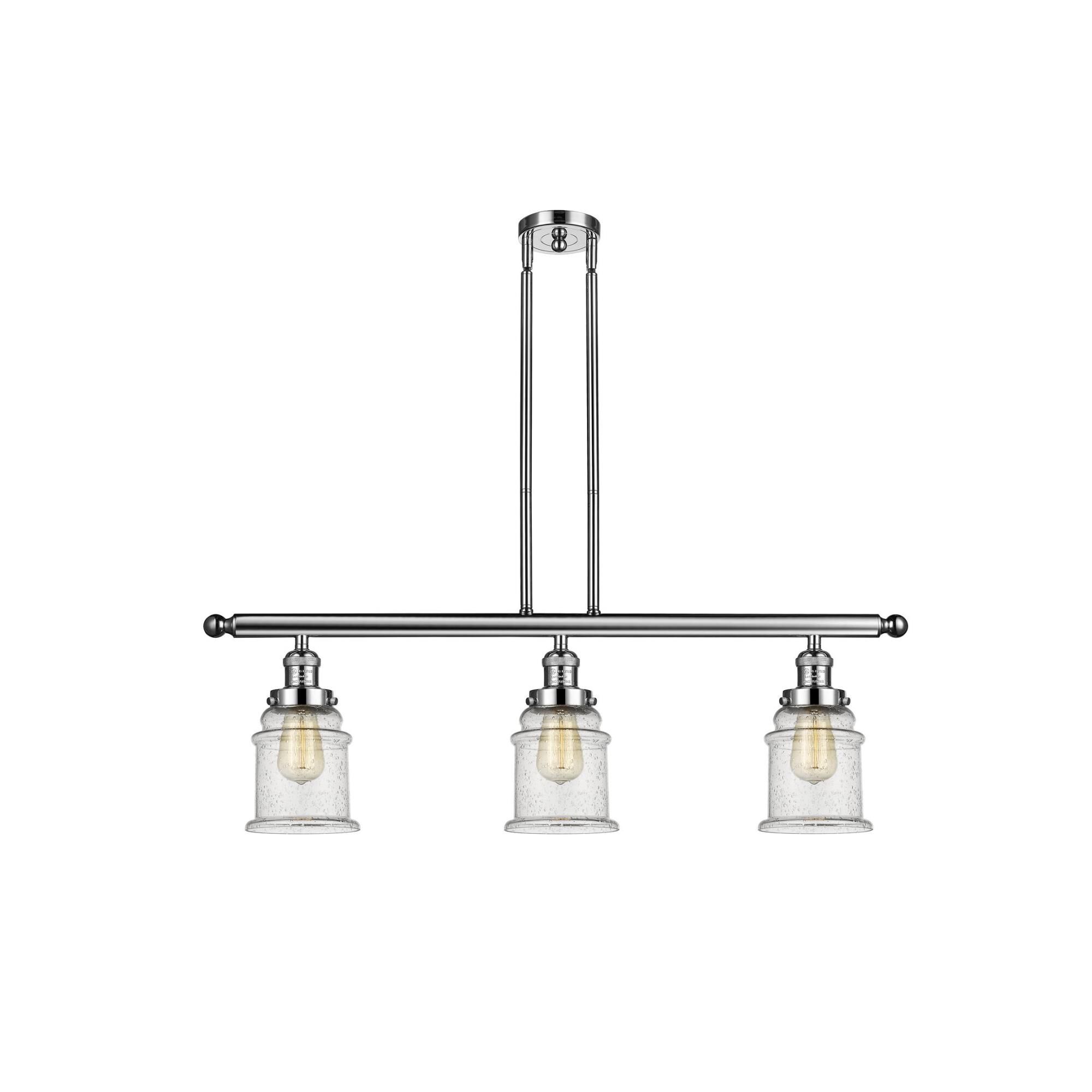 Shown in Polished Nickel finish and Seedy glass