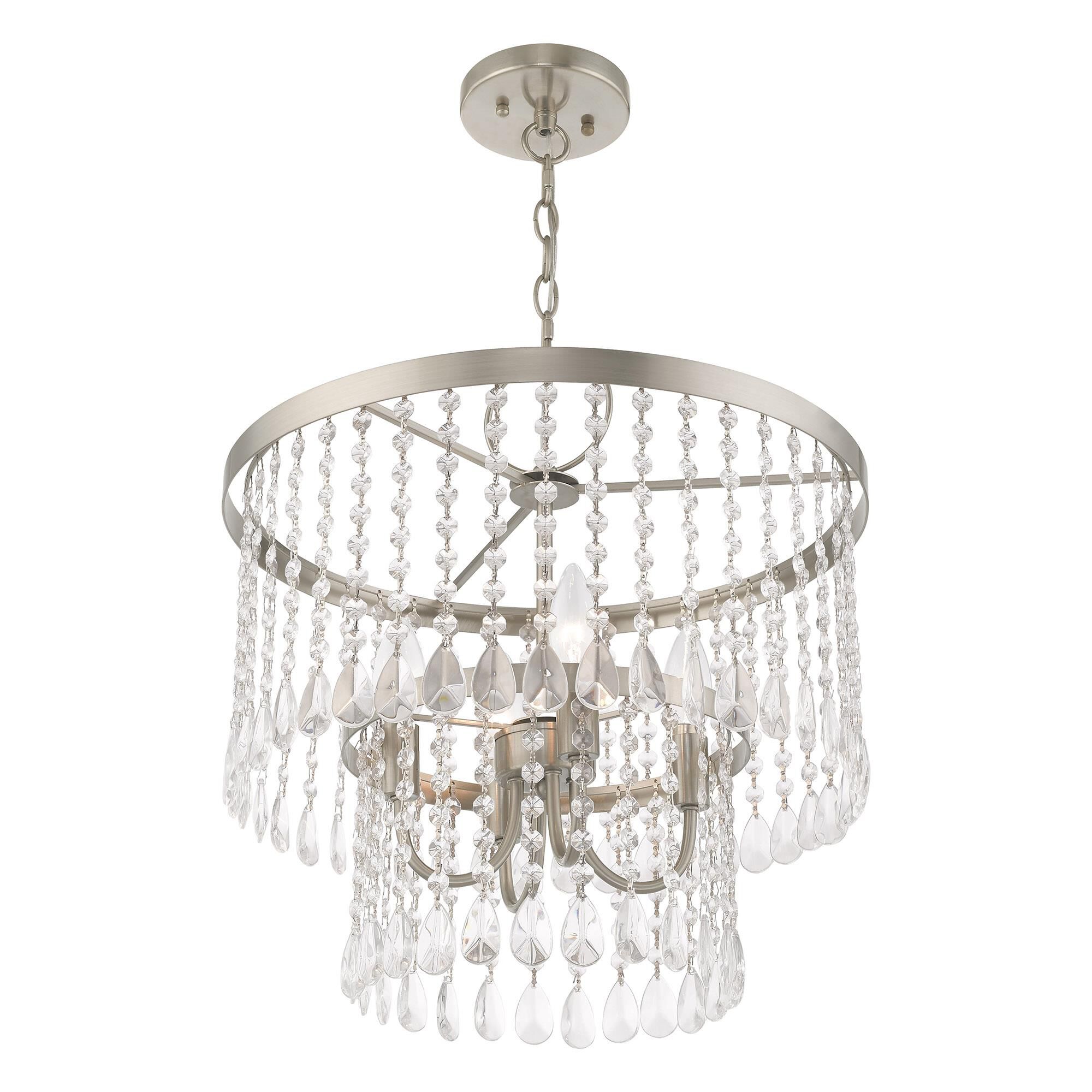 Elizabeth 4 Light Mini Chandelier by Livex Lighting